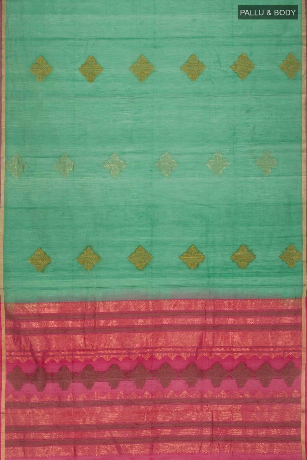 Green Silk Cotton Saree