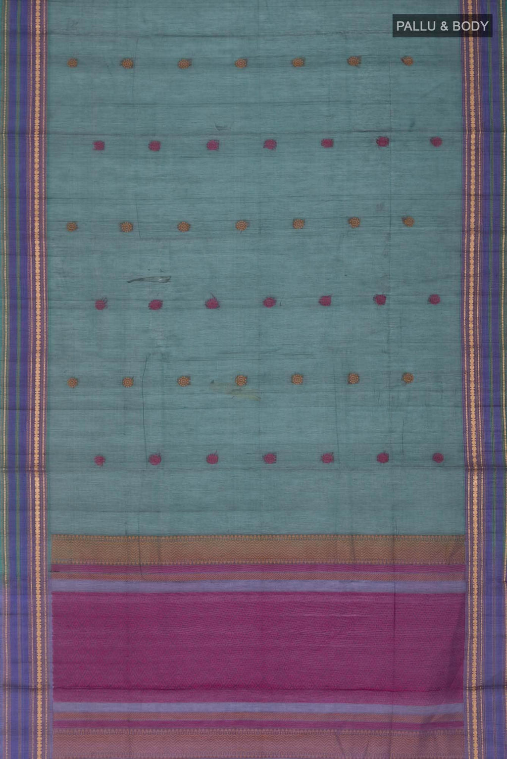 Green Silk Cotton Saree