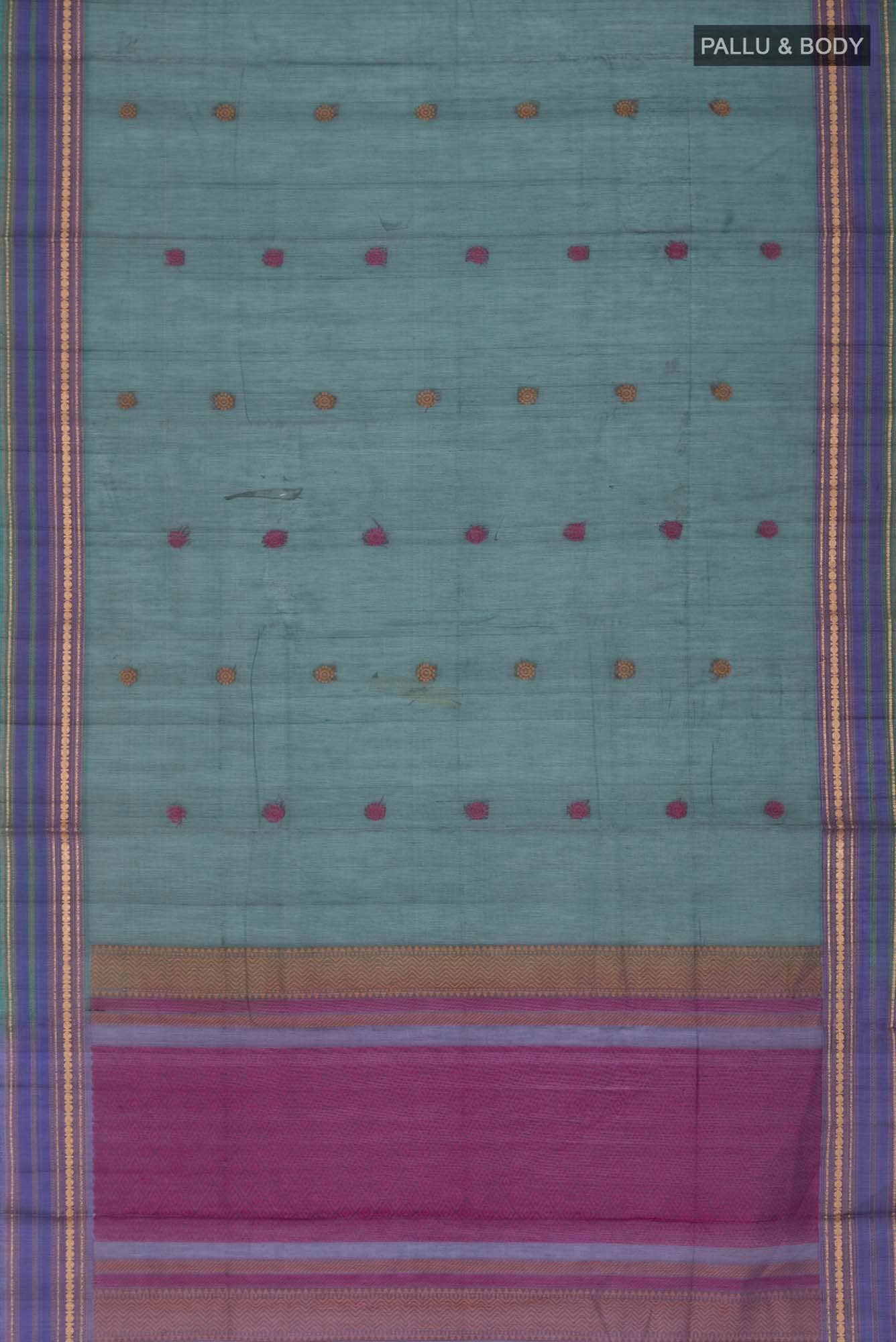Green Silk Cotton Saree