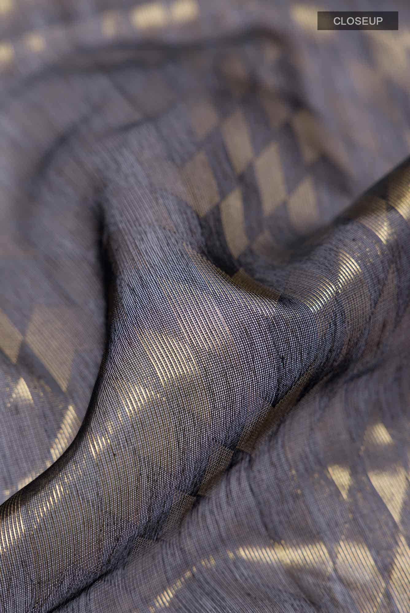 Black Silk Cotton Saree