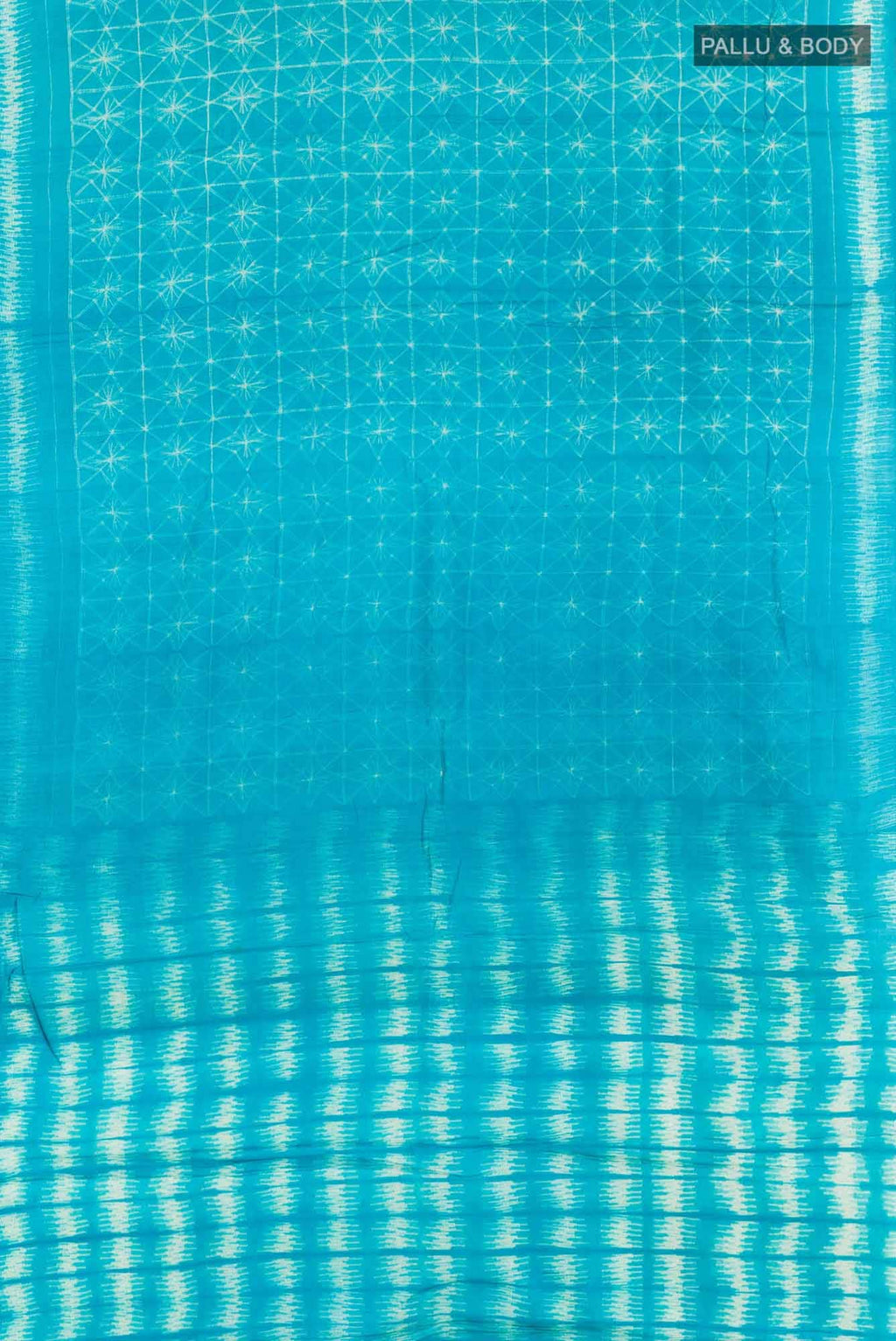 Blue Tussar Saree