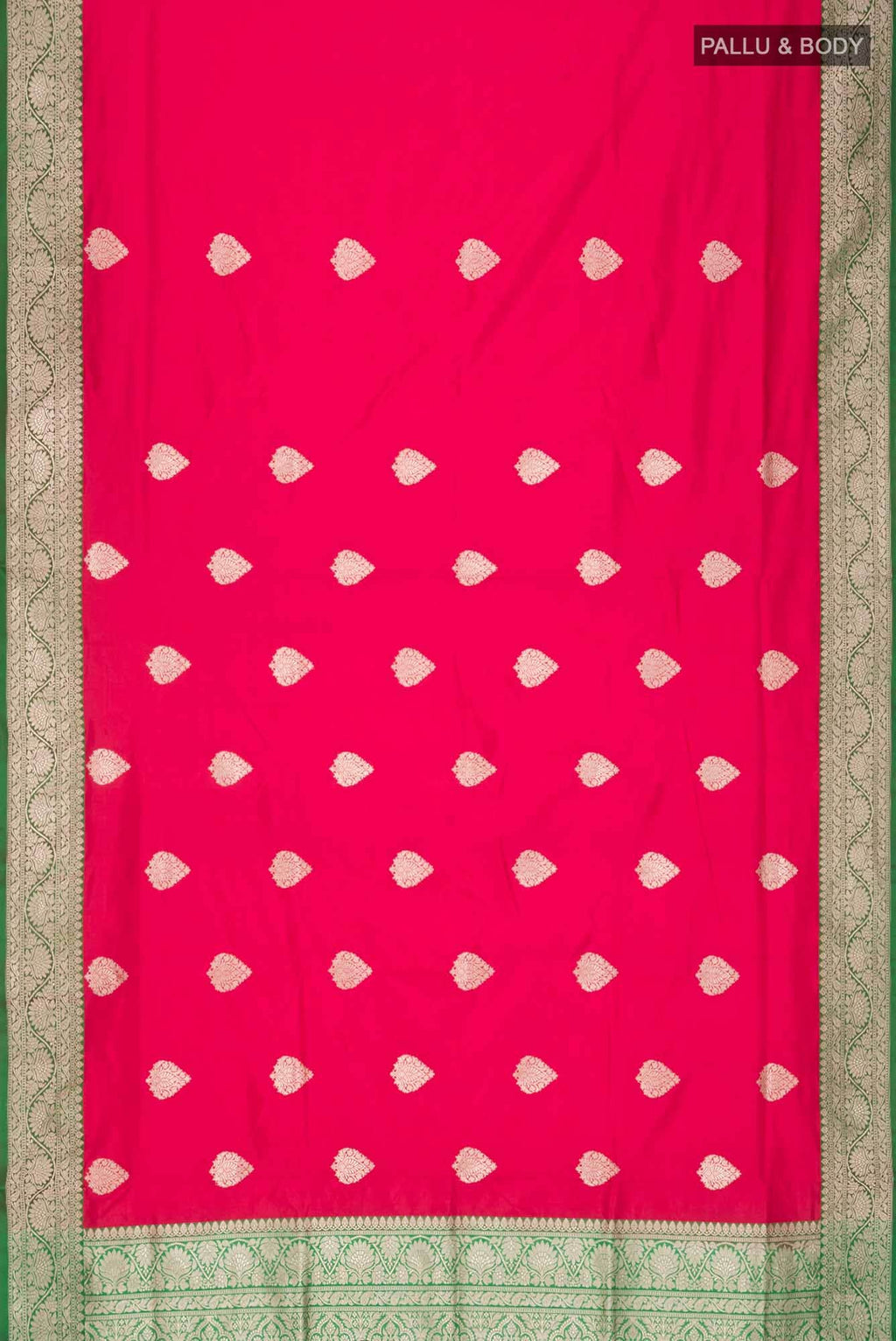 Red Banarasi Katan Silk Saree