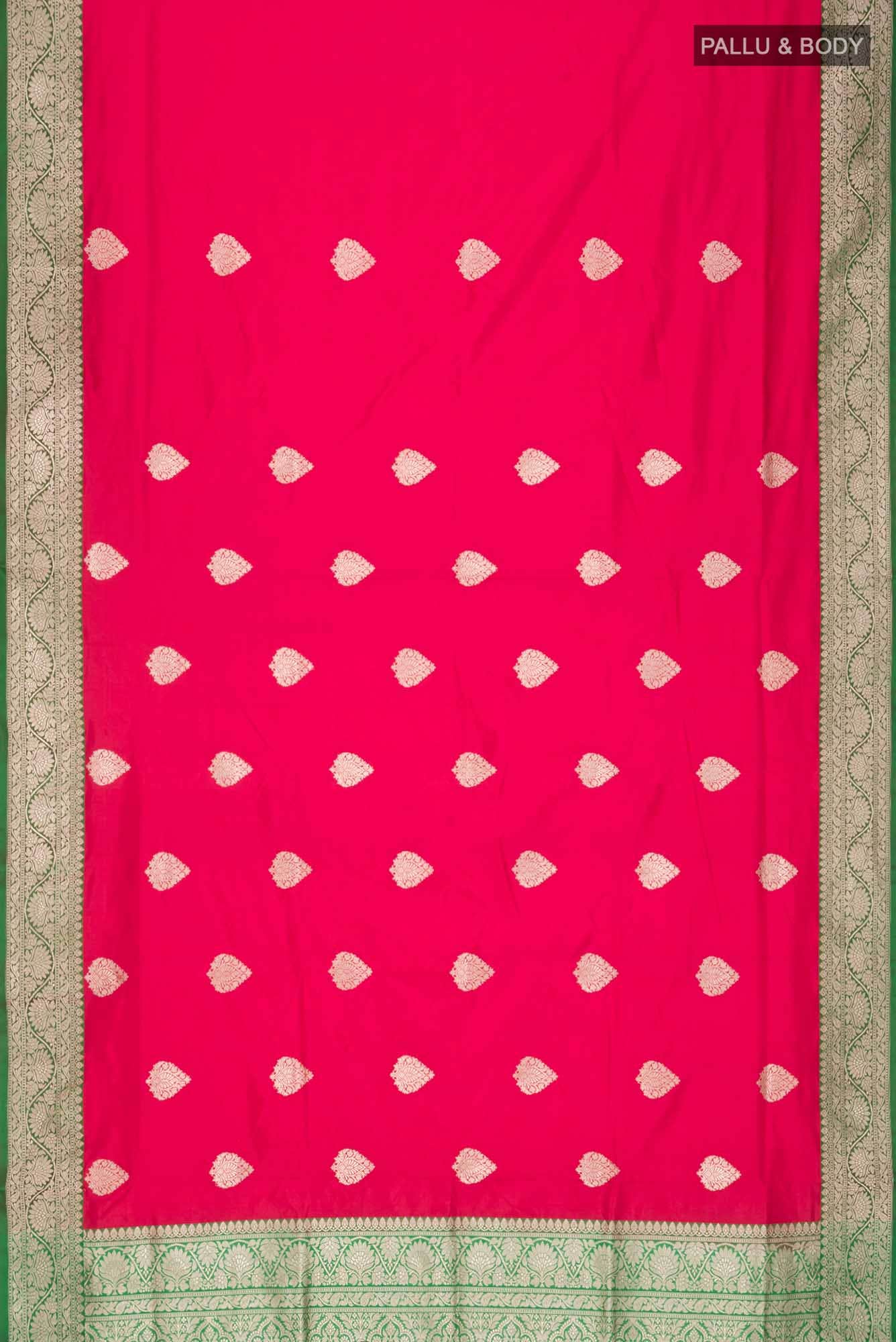 Red Banarasi Katan Silk Saree