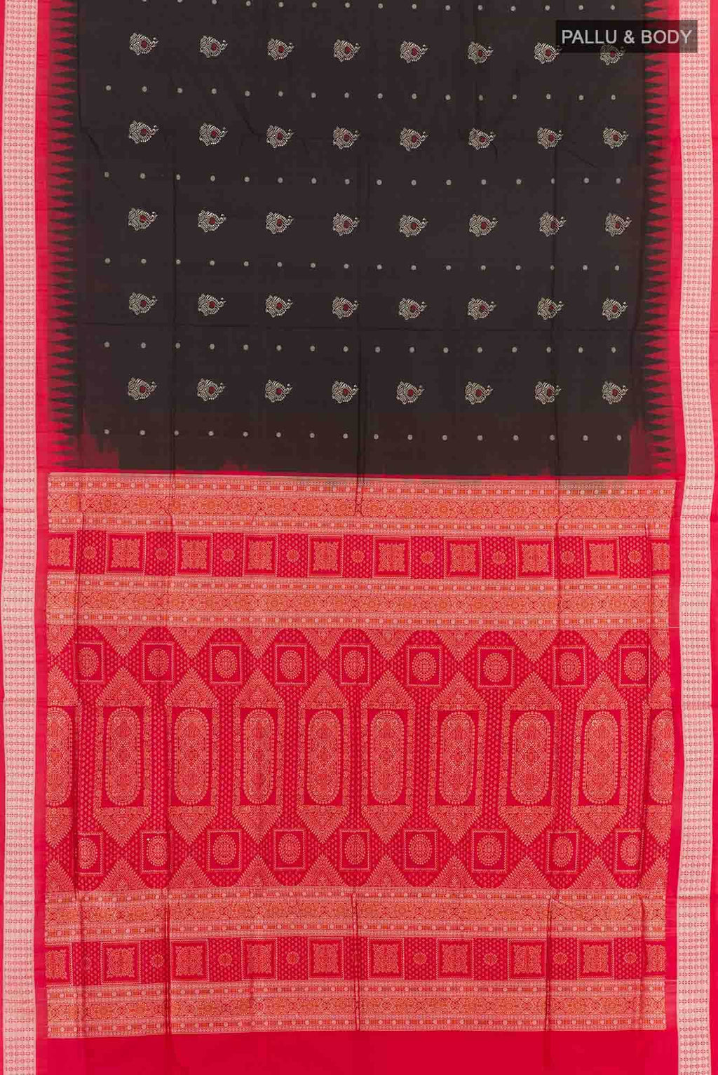 Black Orissa Ikat Saree