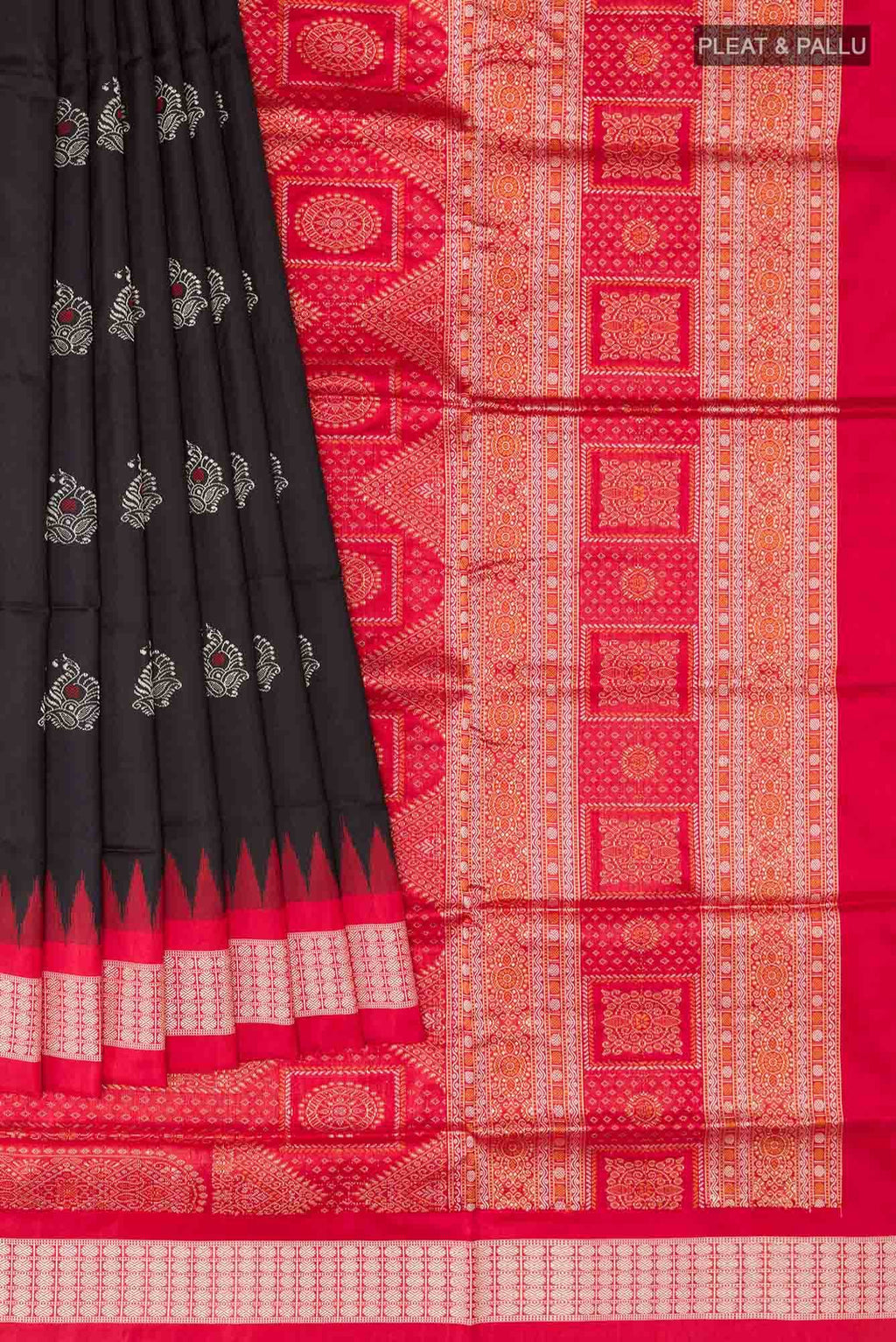 Black Orissa Ikat Saree