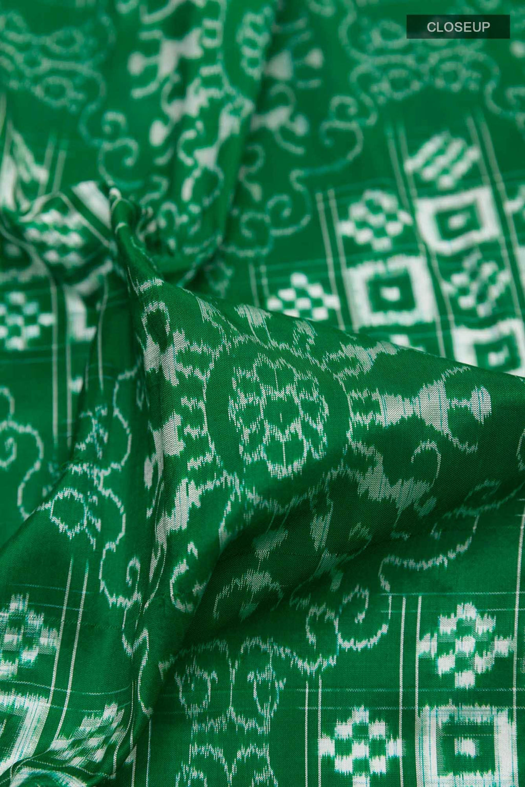Green Orissa Silk Saree