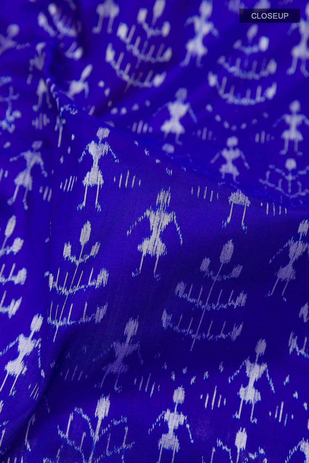 Dark Blue Orissa Silk Saree