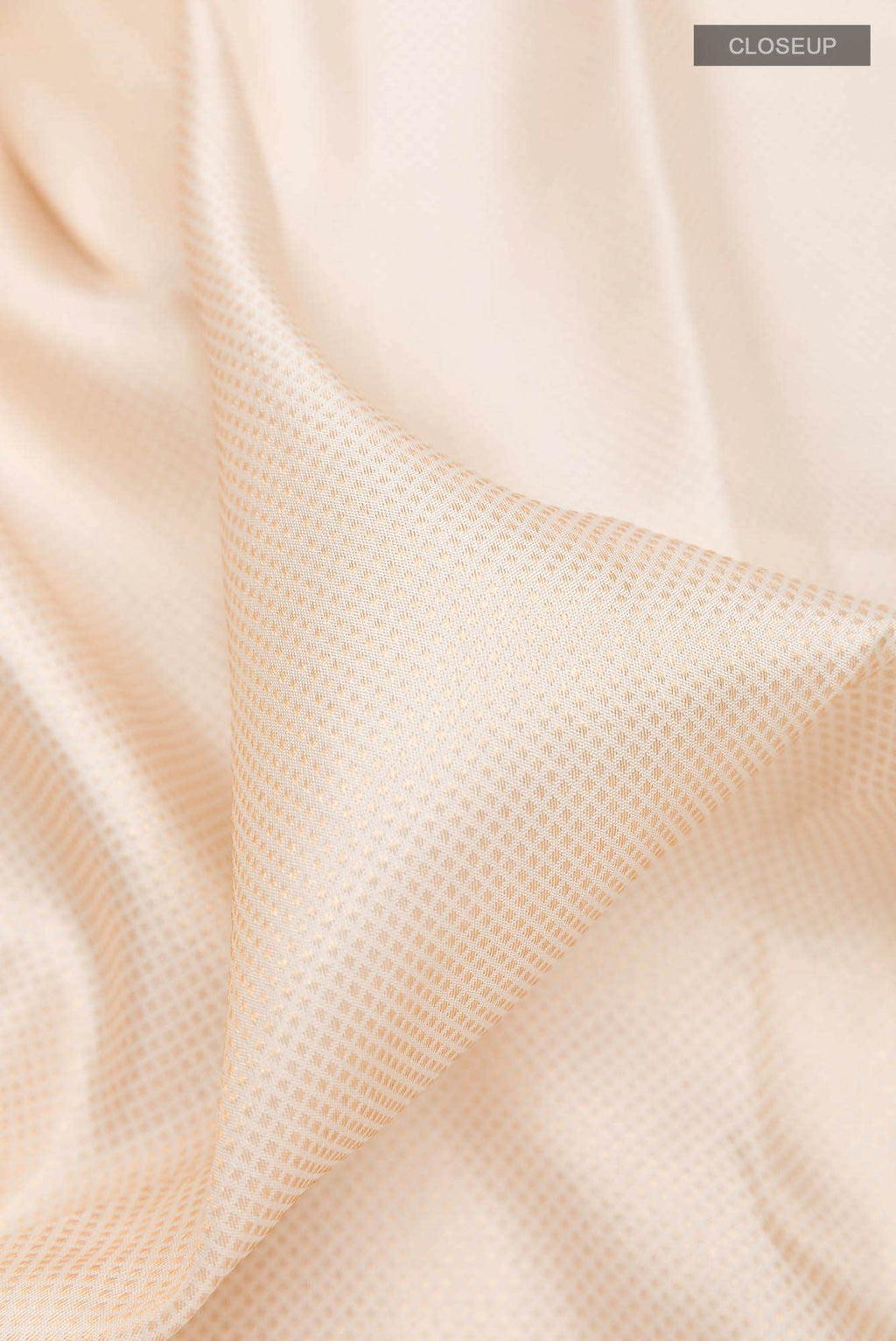 White Kanchipuram Silk Saree