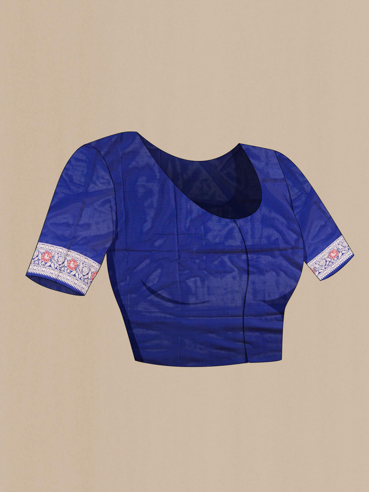 Blue Banarasi Silk Saree