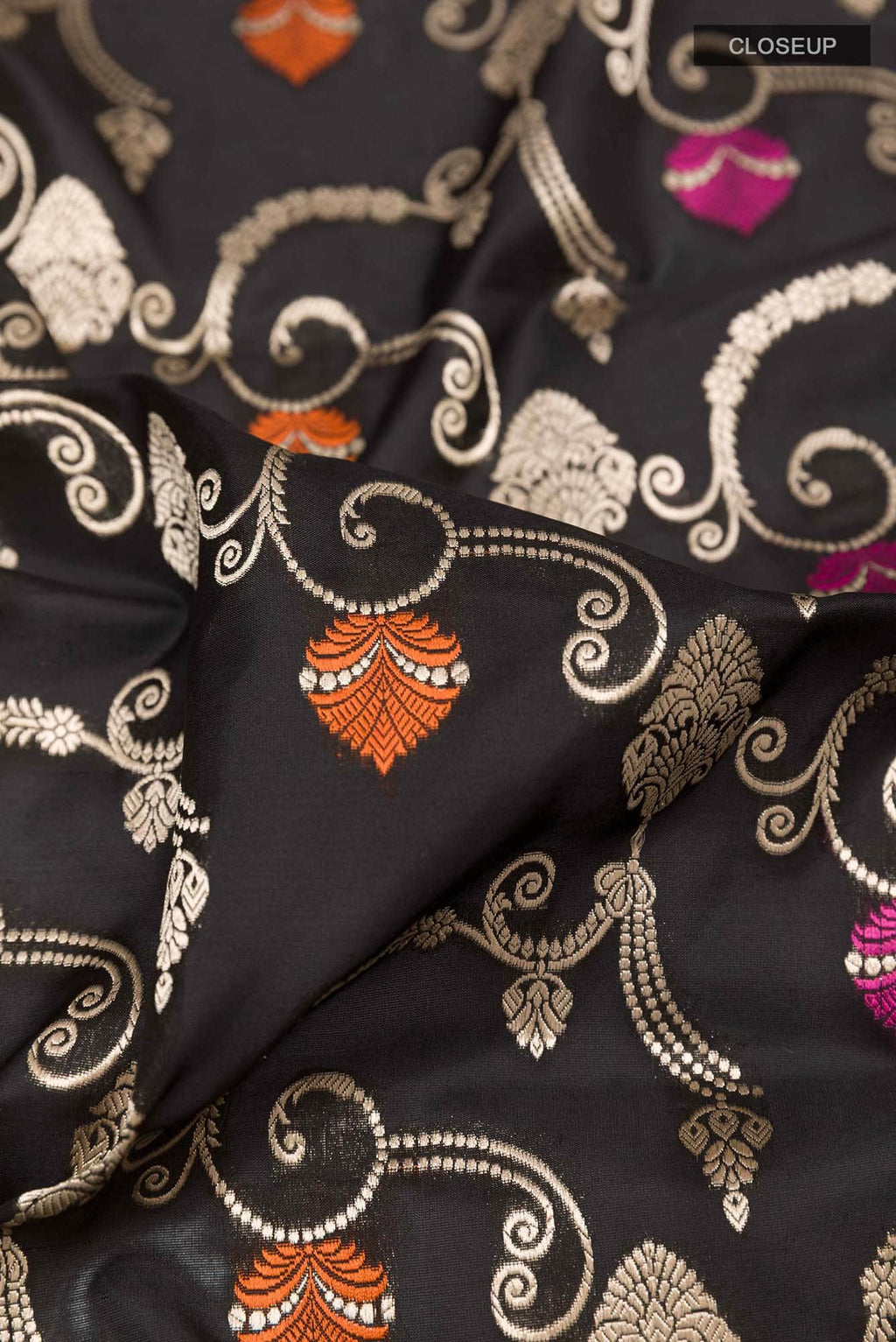 Black Banarasi Saree