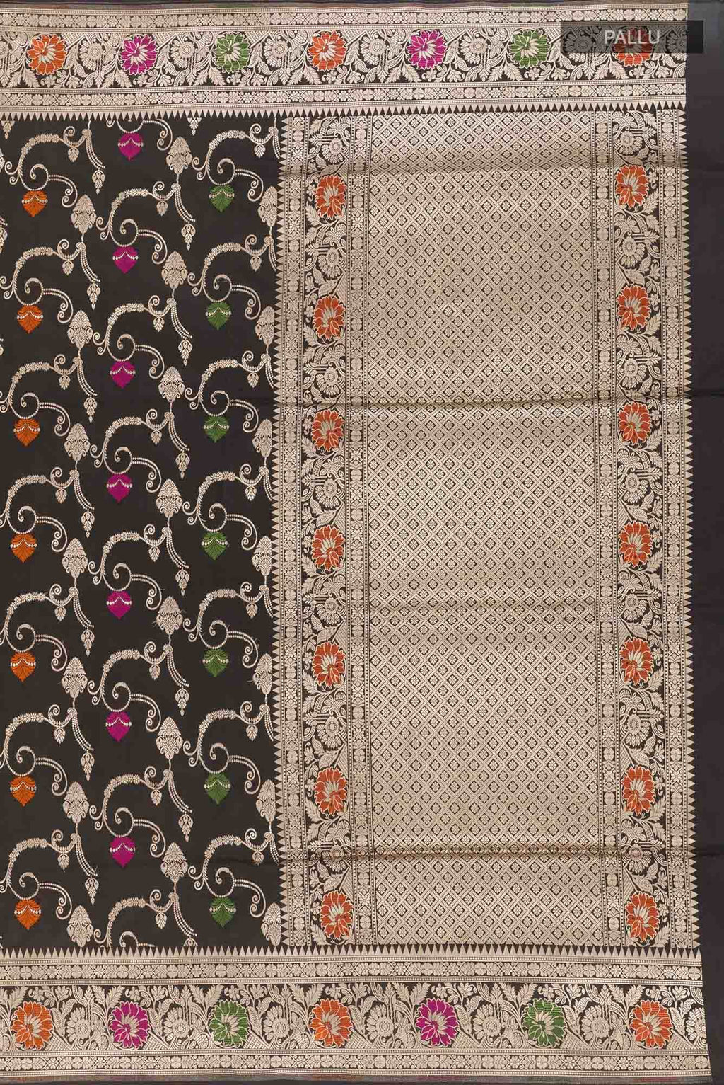 Black Banarasi Saree