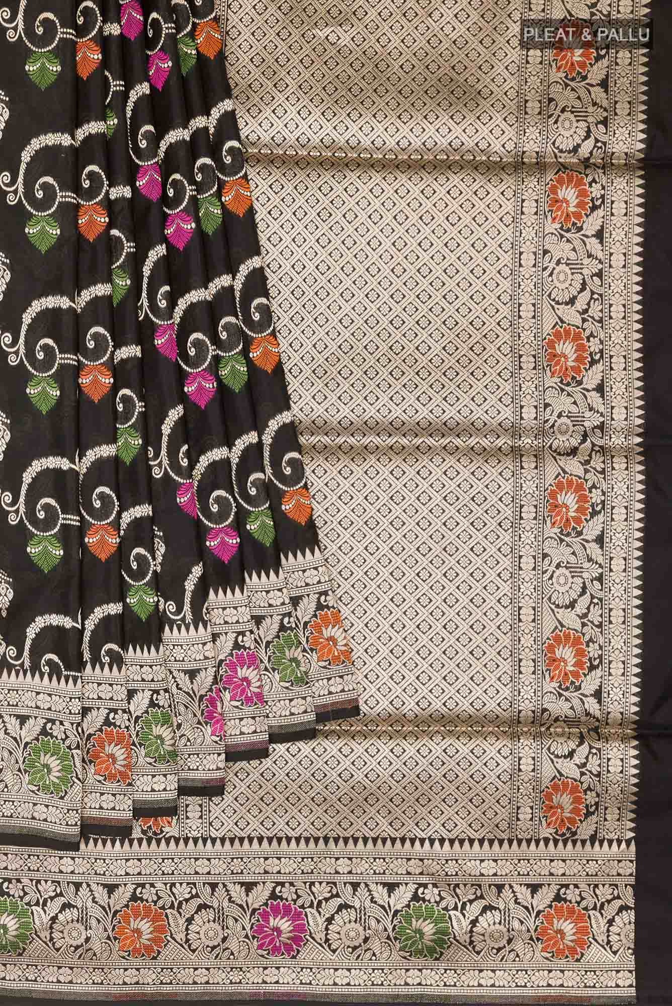 Black Banarasi Saree