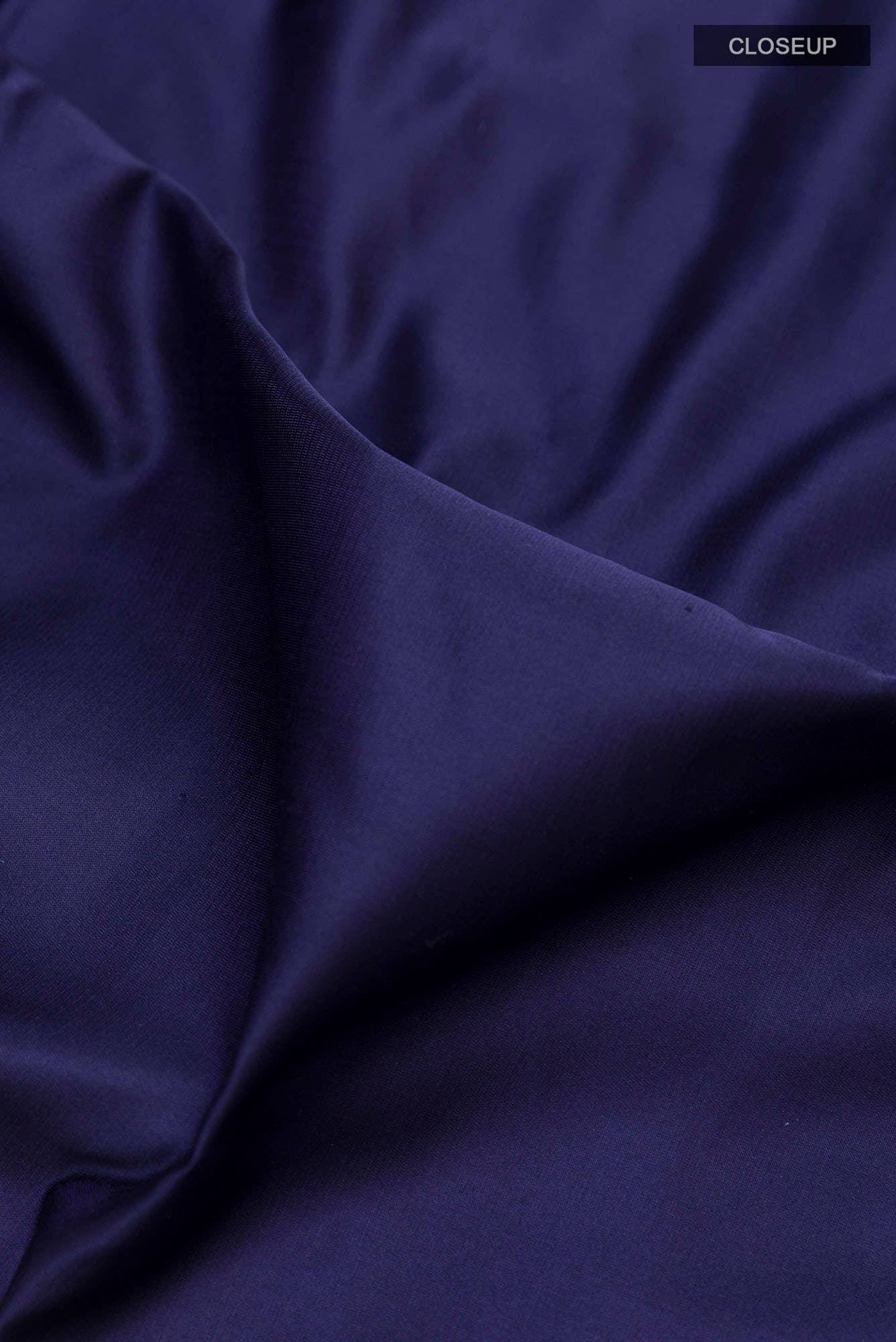 Dark Blue Banarasi Tanchoi Silk Saree
