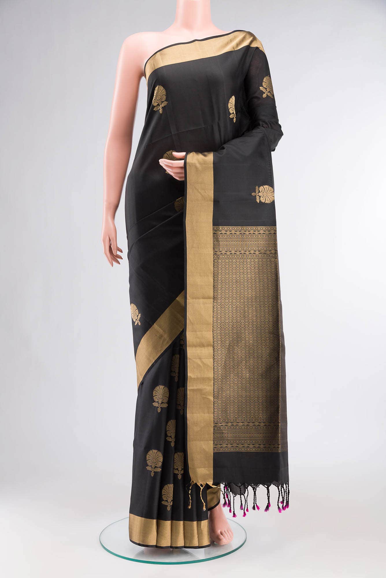 Black Soft Silk Saree