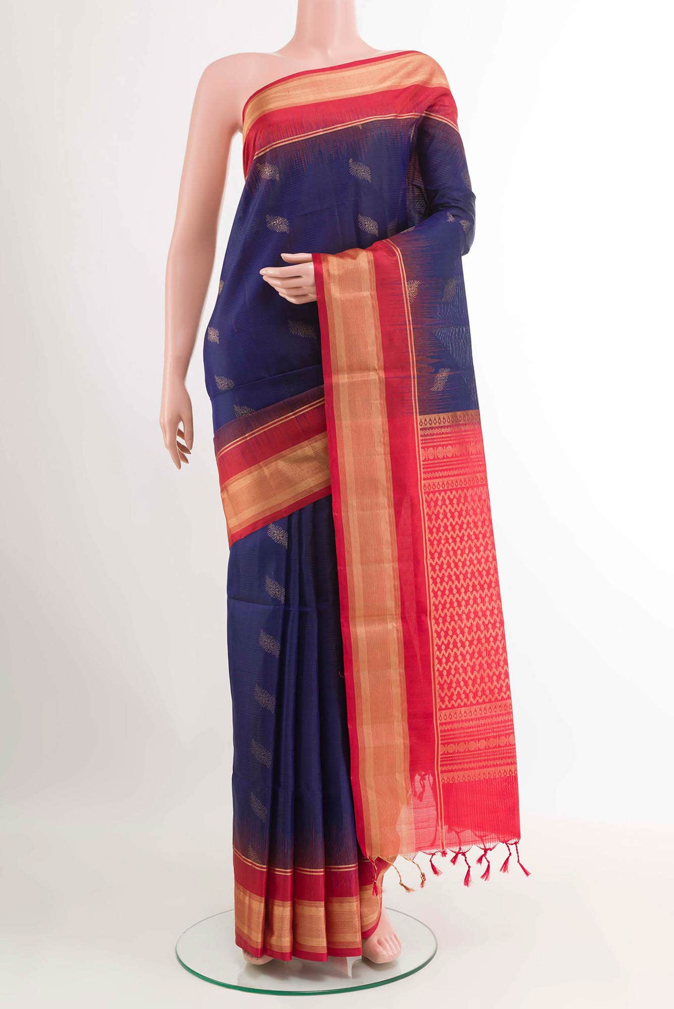 Blue Soft Silk Saree