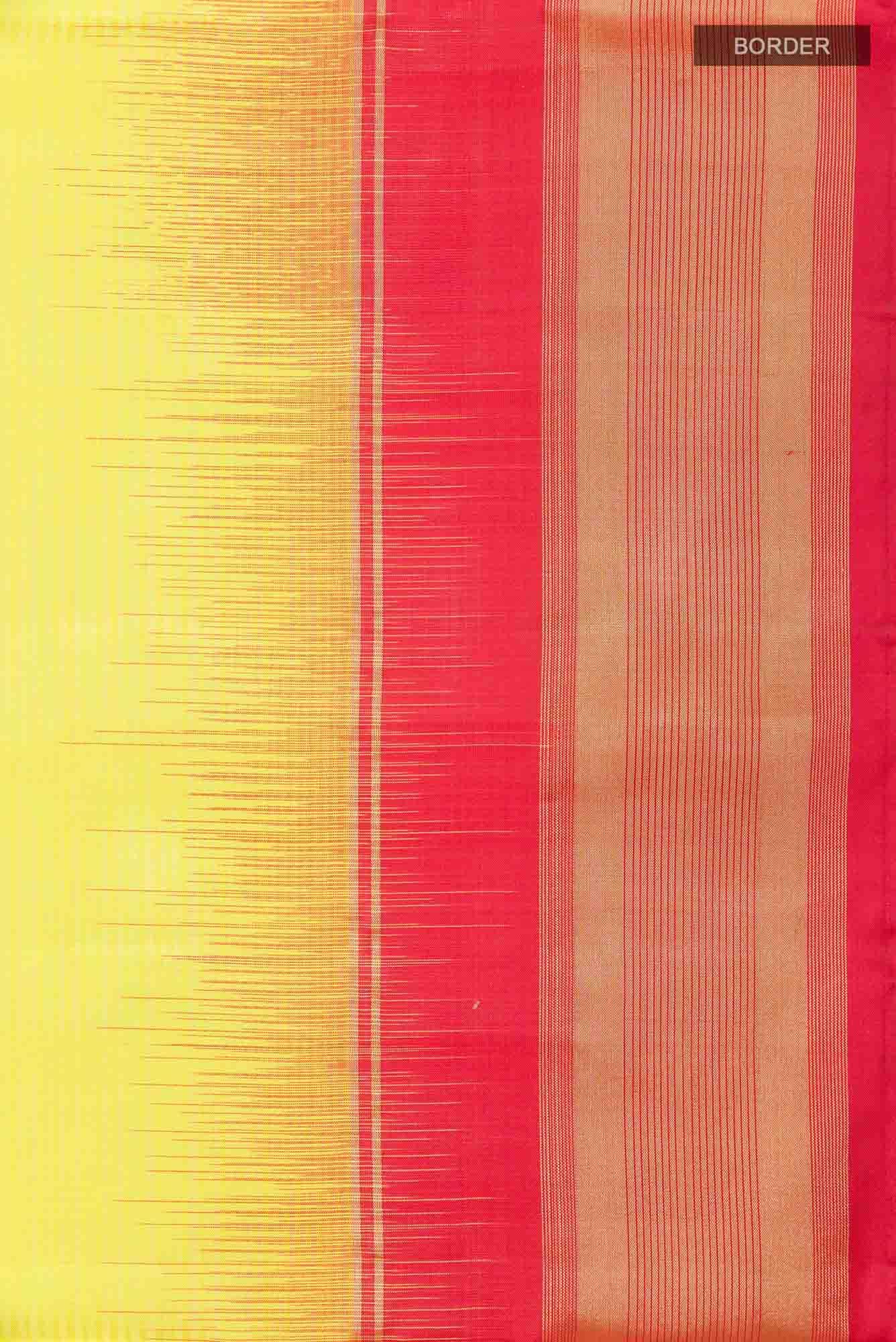 Yellow Soft Silk Saree