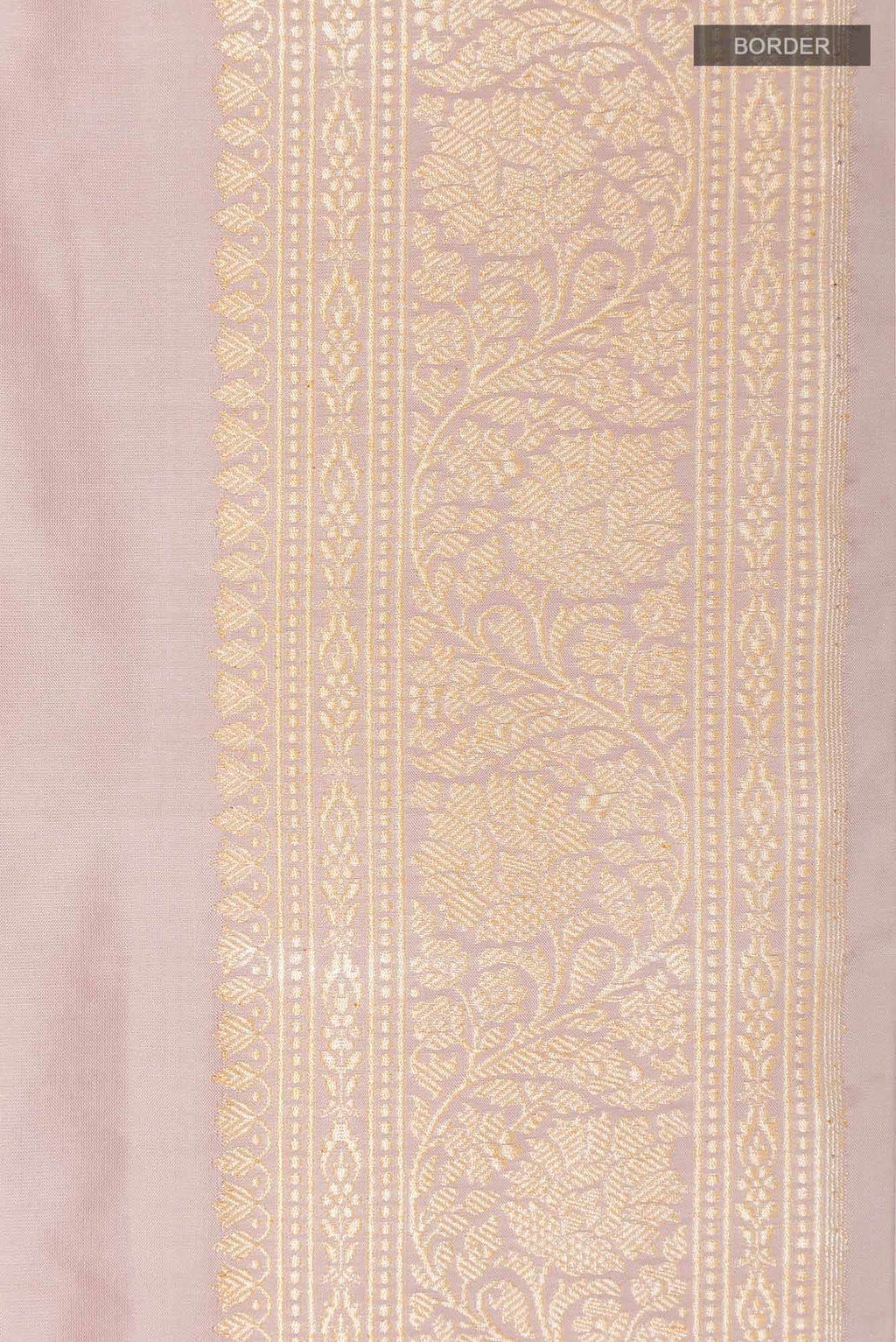Grey Banarasi Silk Saree