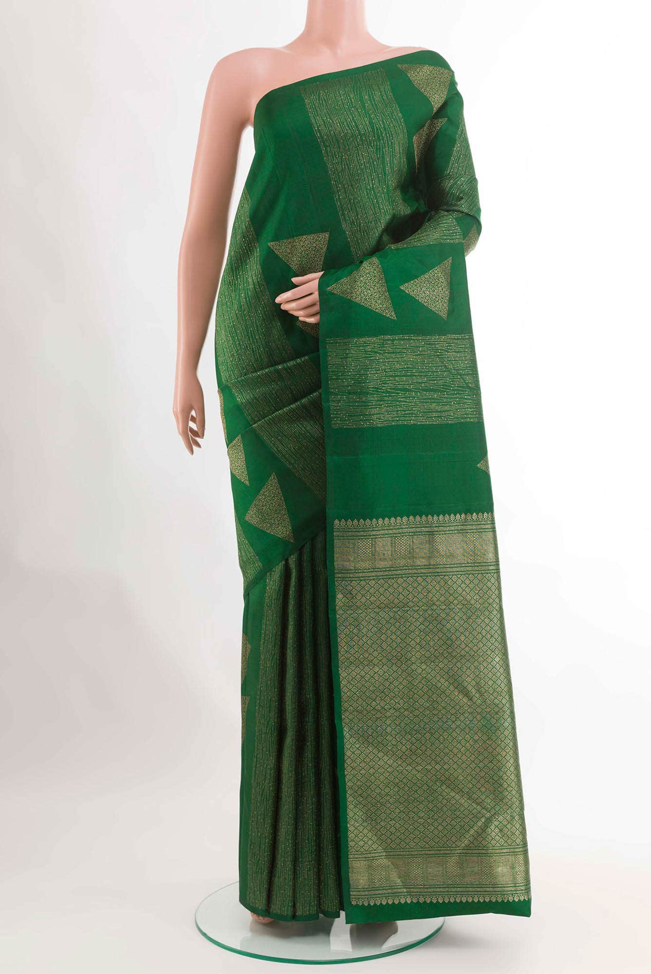 Green Kanchipuram Silk Saree