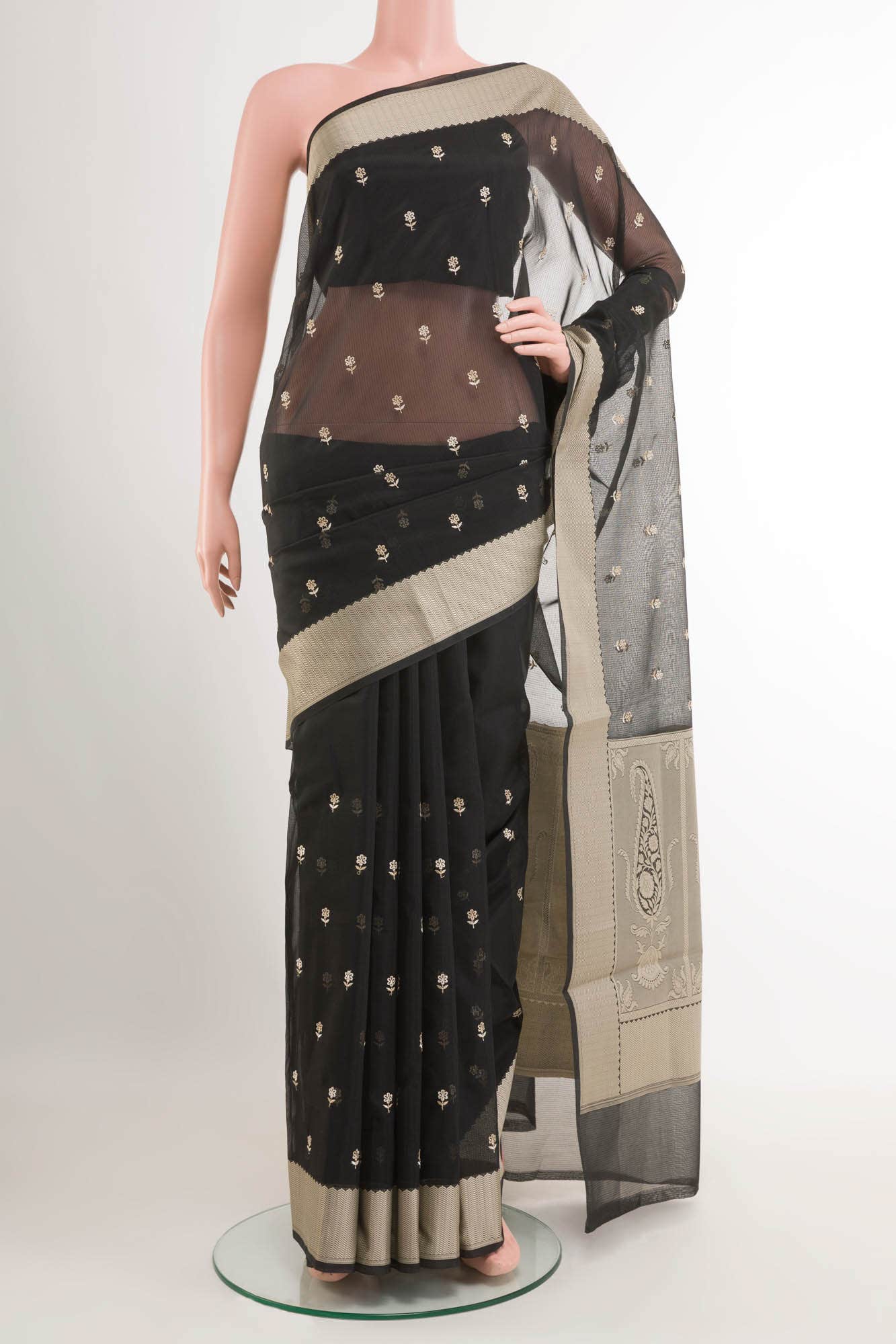 Black Kota Cotton Saree