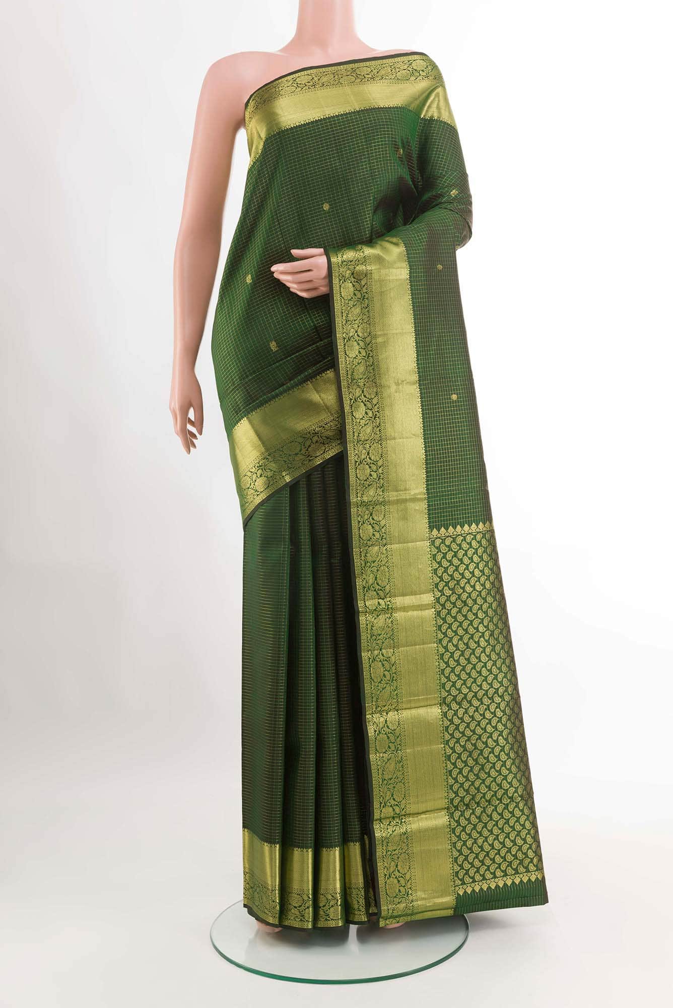 Green Kanchipuram Silk Saree