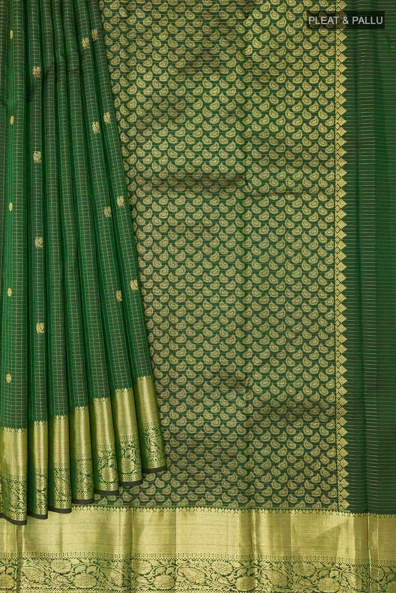 Green Kanchipuram Silk Saree