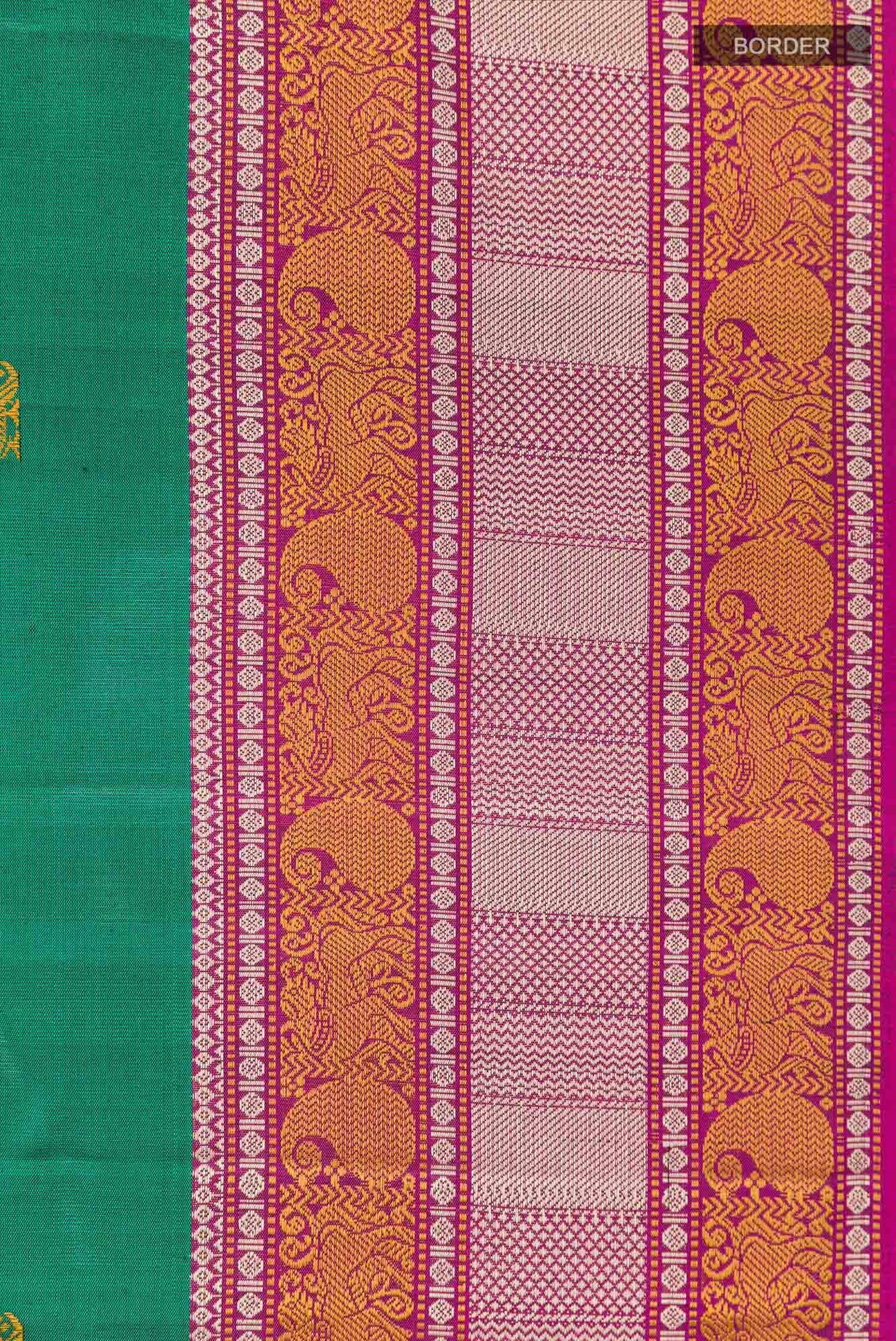 Green Kanchipuram Silk Saree