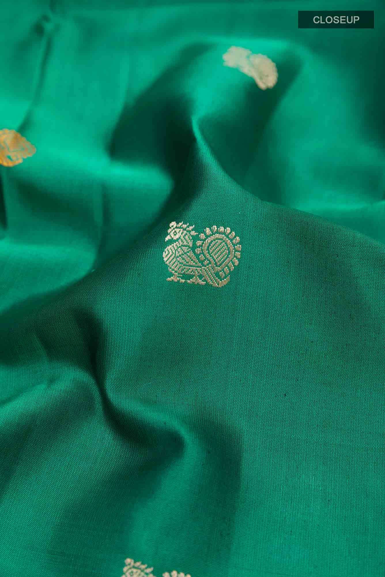 Green Kanchipuram Silk Saree