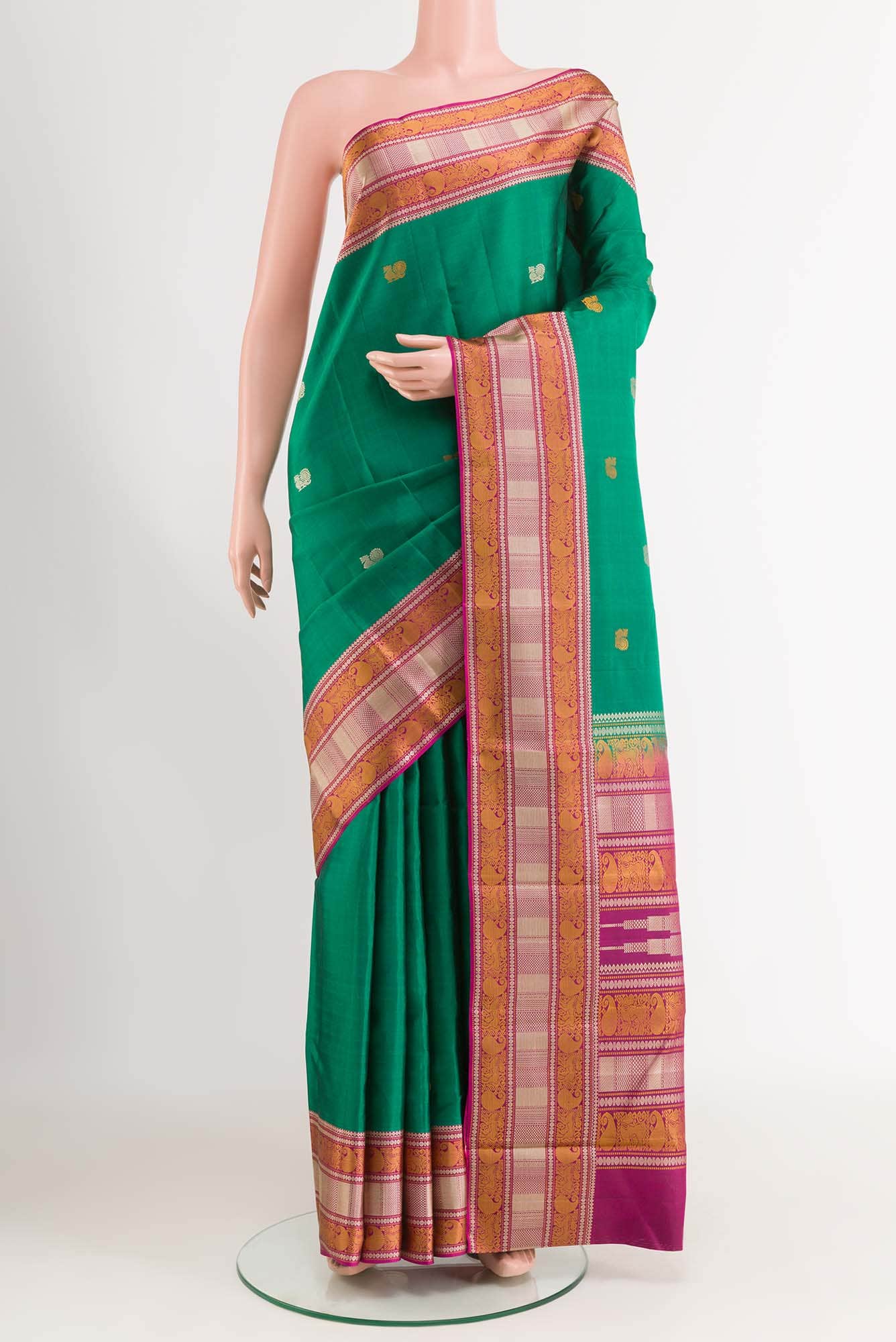 Green Kanchipuram Silk Saree