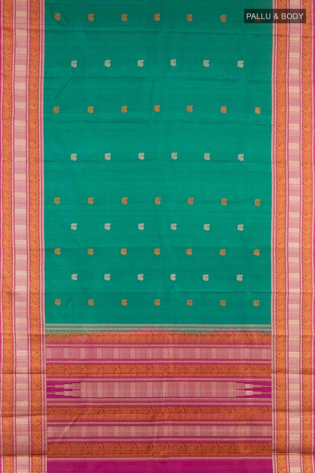 Green Kanchipuram Silk Saree