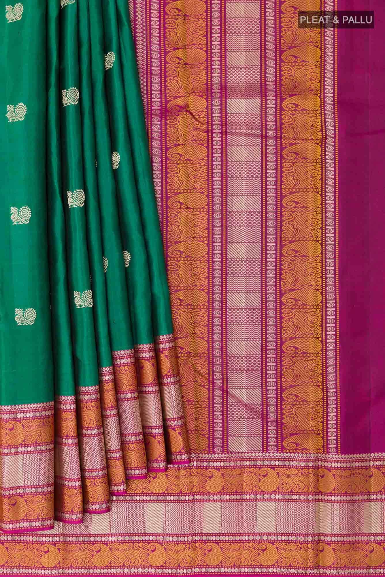 Green Kanchipuram Silk Saree