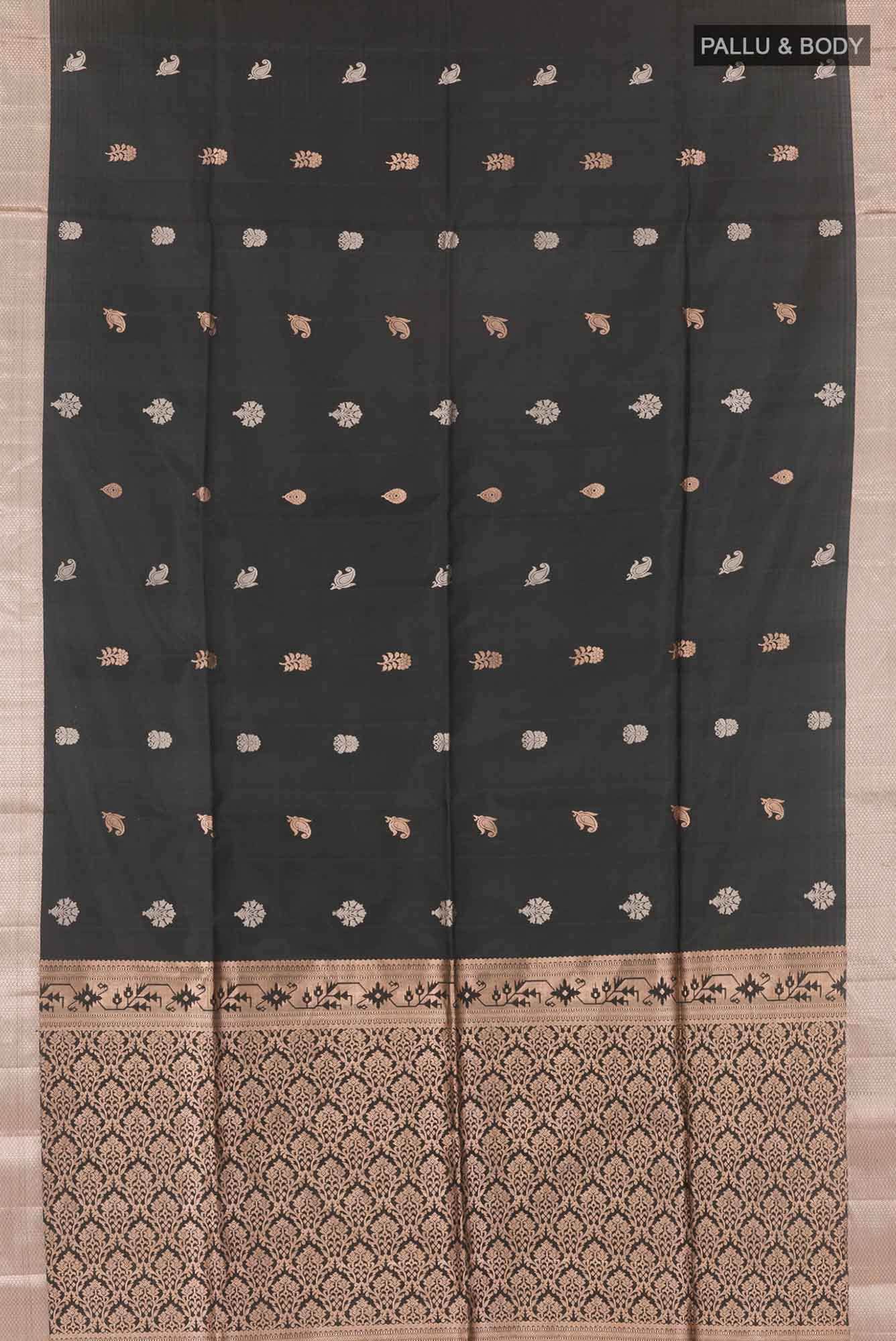 Black Soft Silk Saree