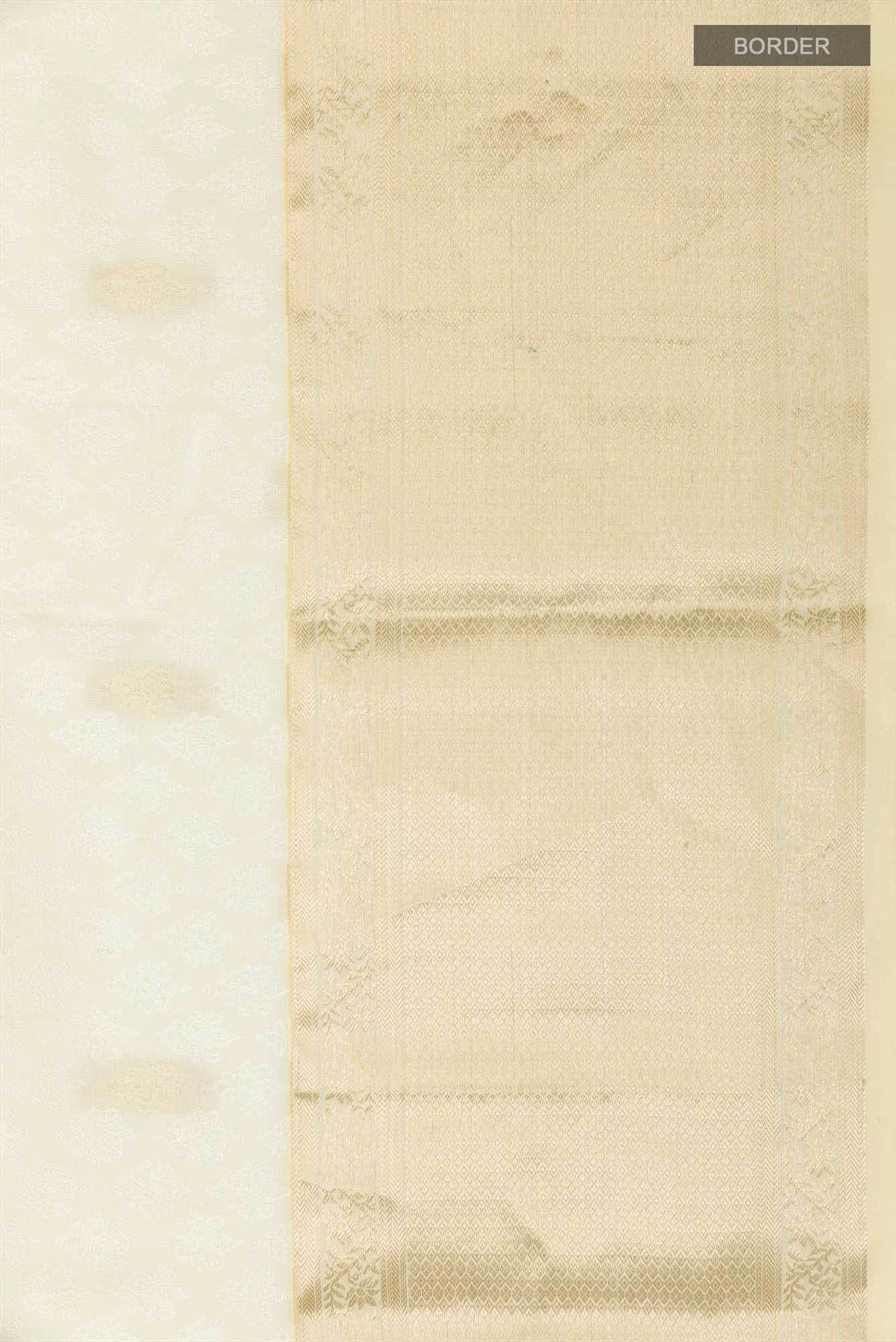Beige Kanchipuram Saree