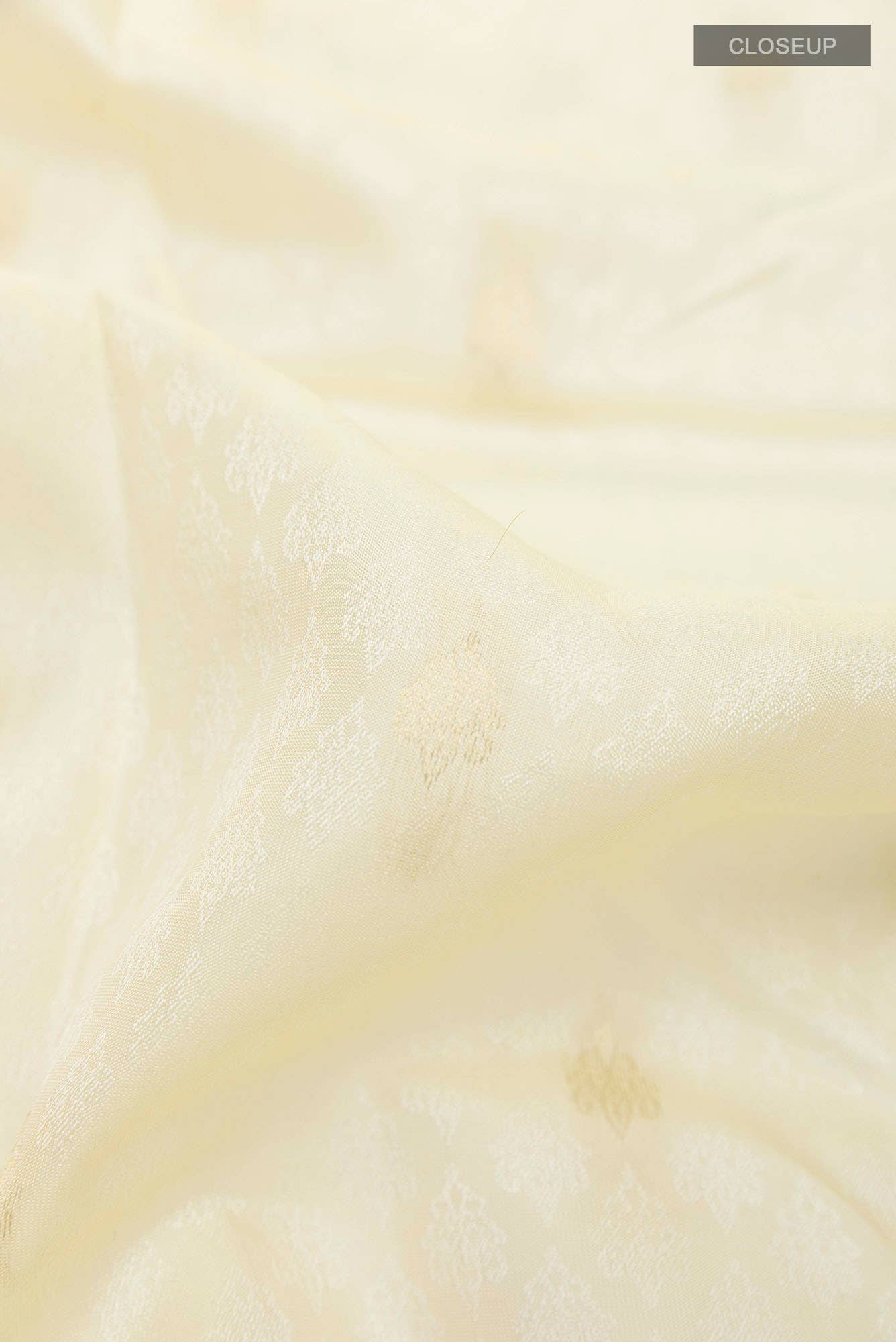 Beige Kanchipuram Saree
