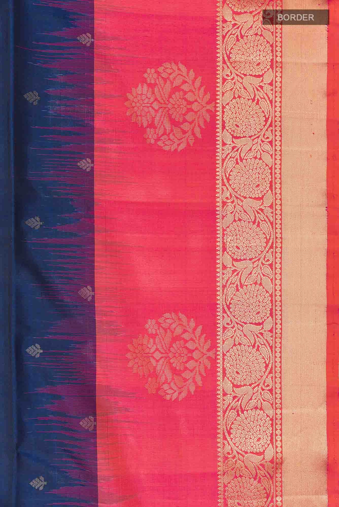 Dark Blue Soft Silk Saree