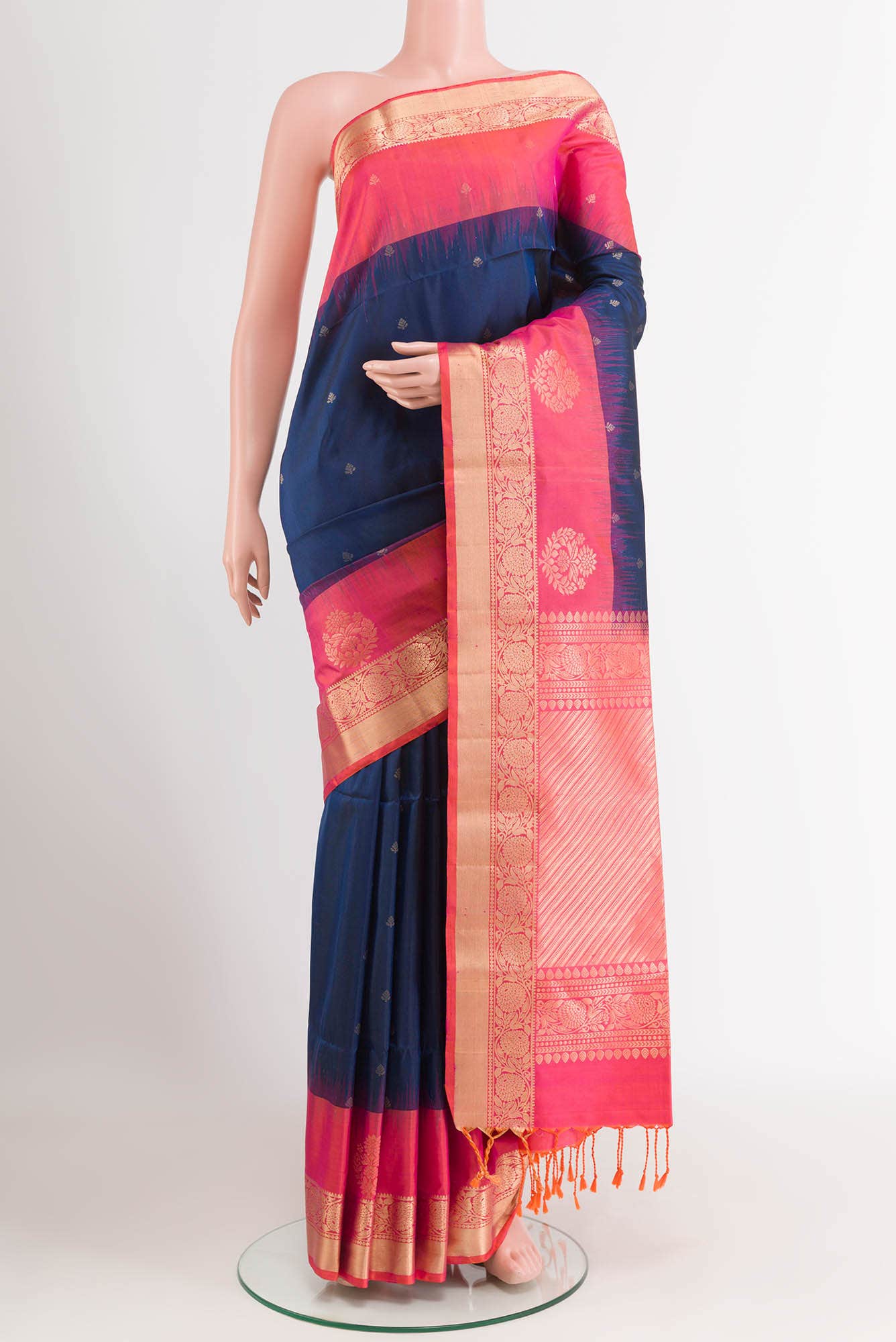 Dark Blue Soft Silk Saree