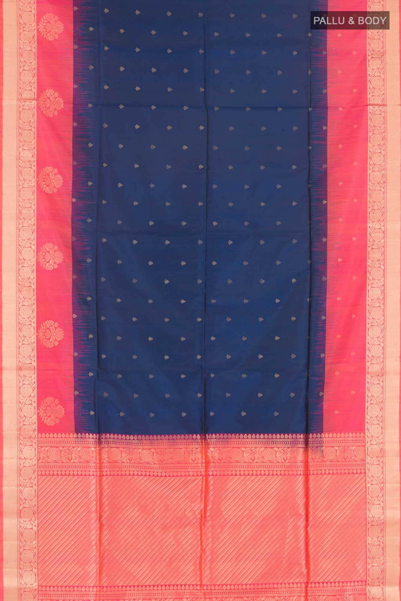 Dark Blue Soft Silk Saree