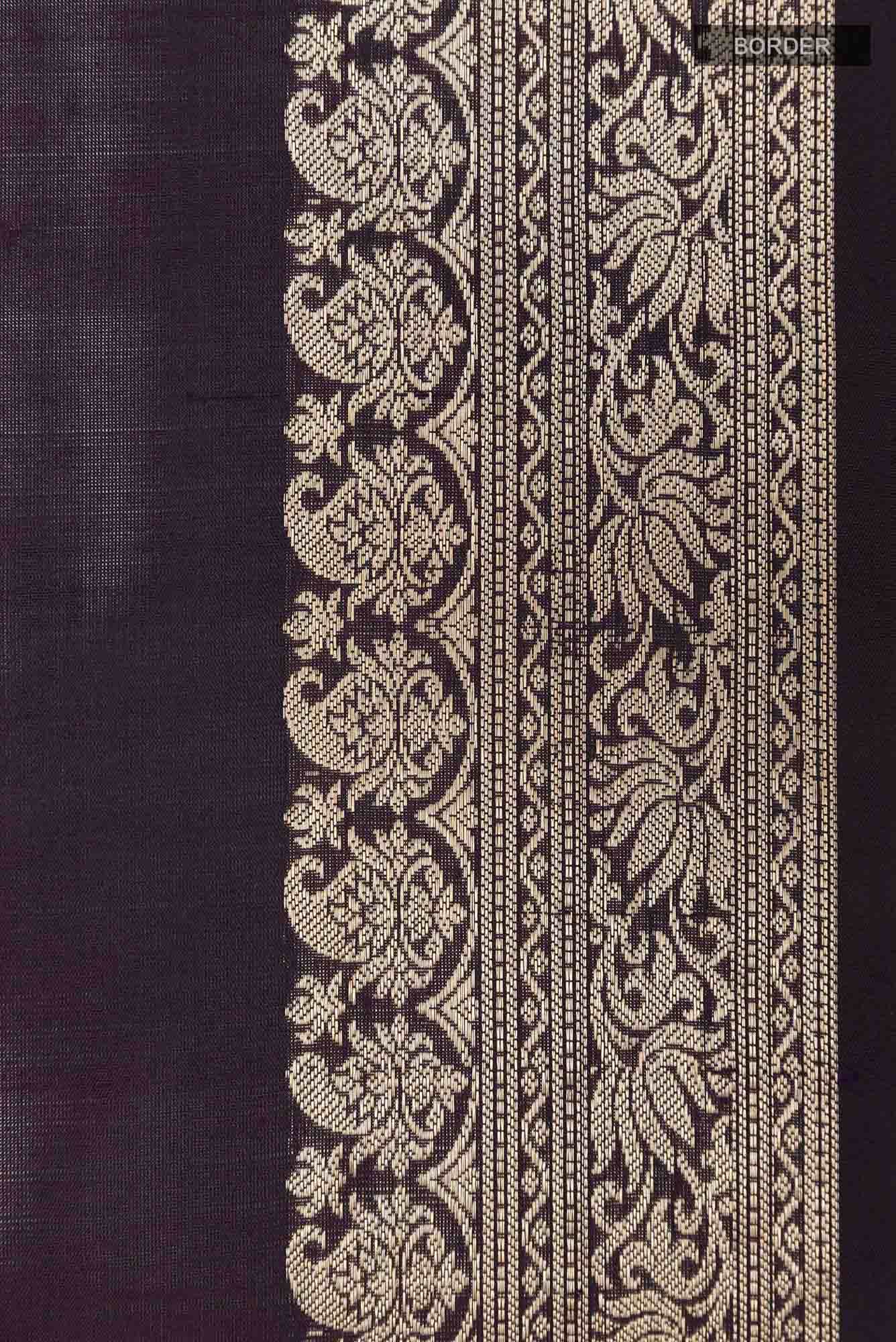 Navy Blue Soft Silk Saree