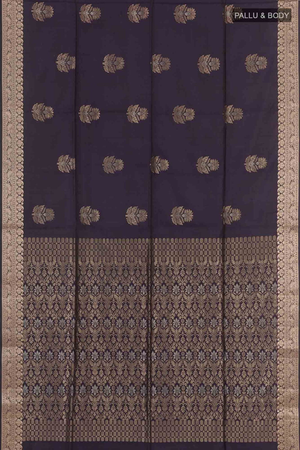 Navy Blue Soft Silk Saree