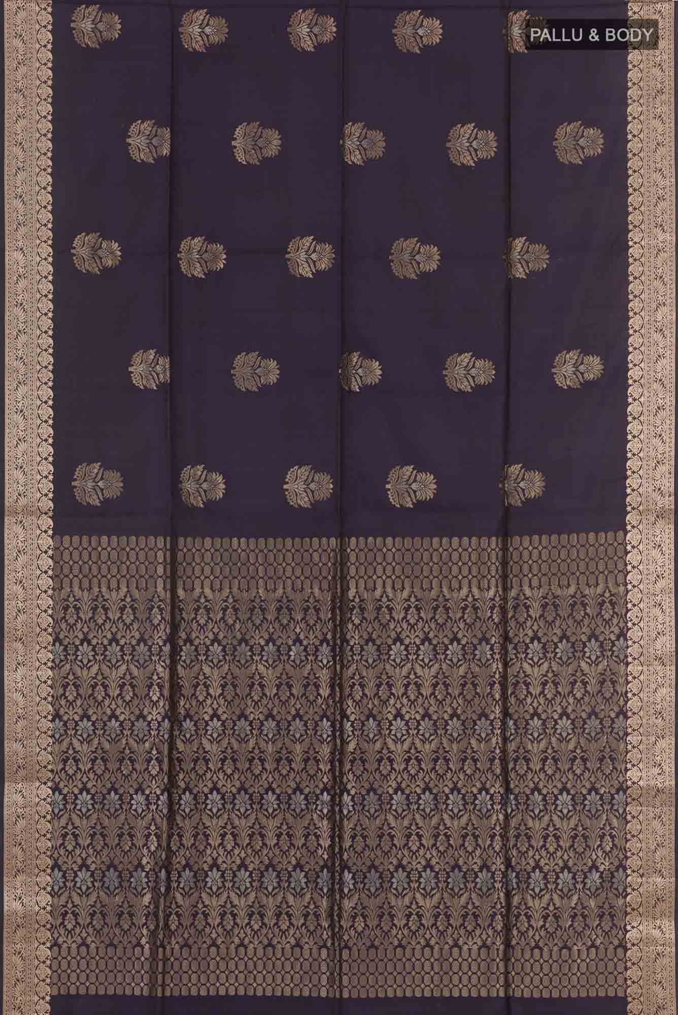 Navy Blue Soft Silk Saree