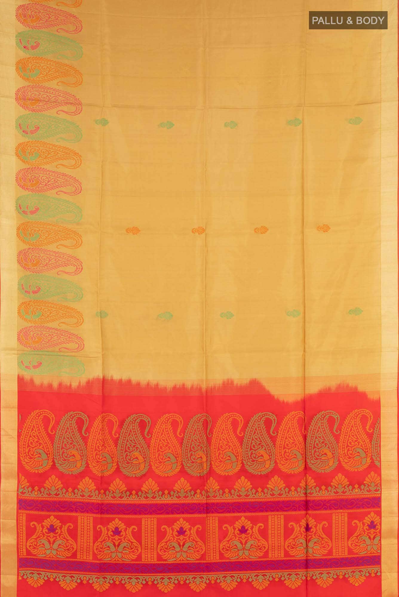Dark Beige Soft Silk Saree