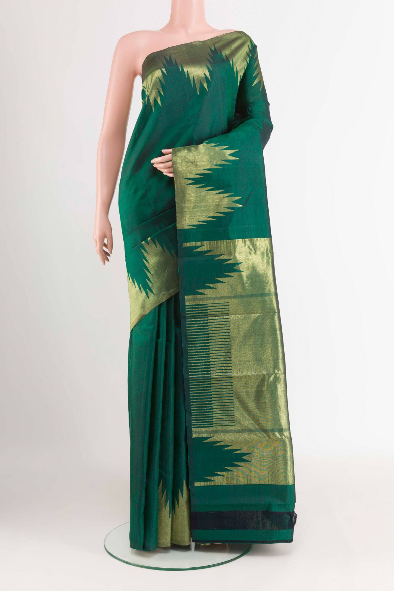 Green Kanchipuram Silk Saree