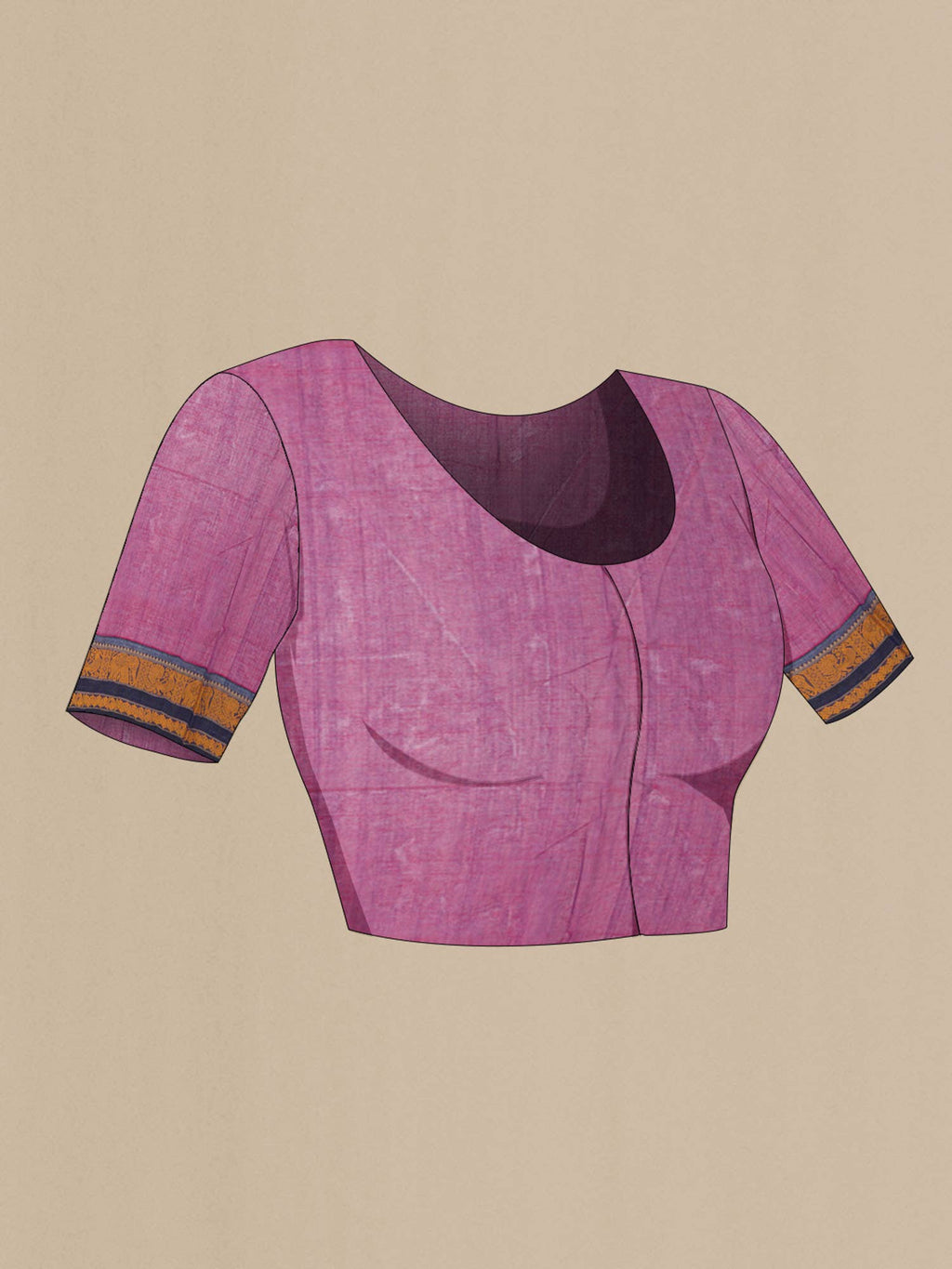 Purple Coimbatore Cotton Saree