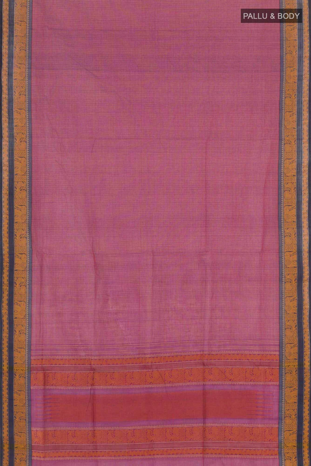 Purple Coimbatore Cotton Saree