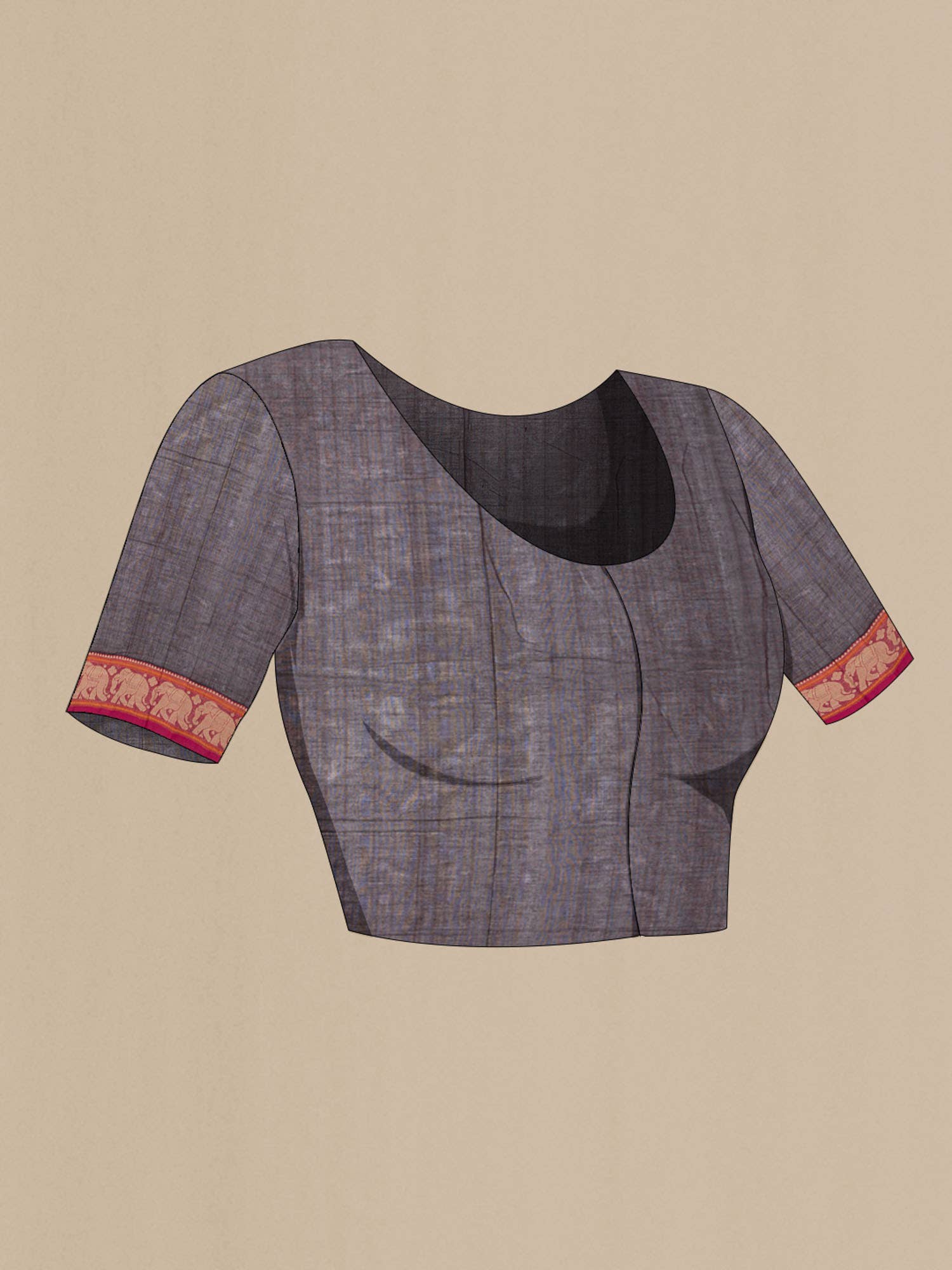 Black Coimbatore Cotton Saree