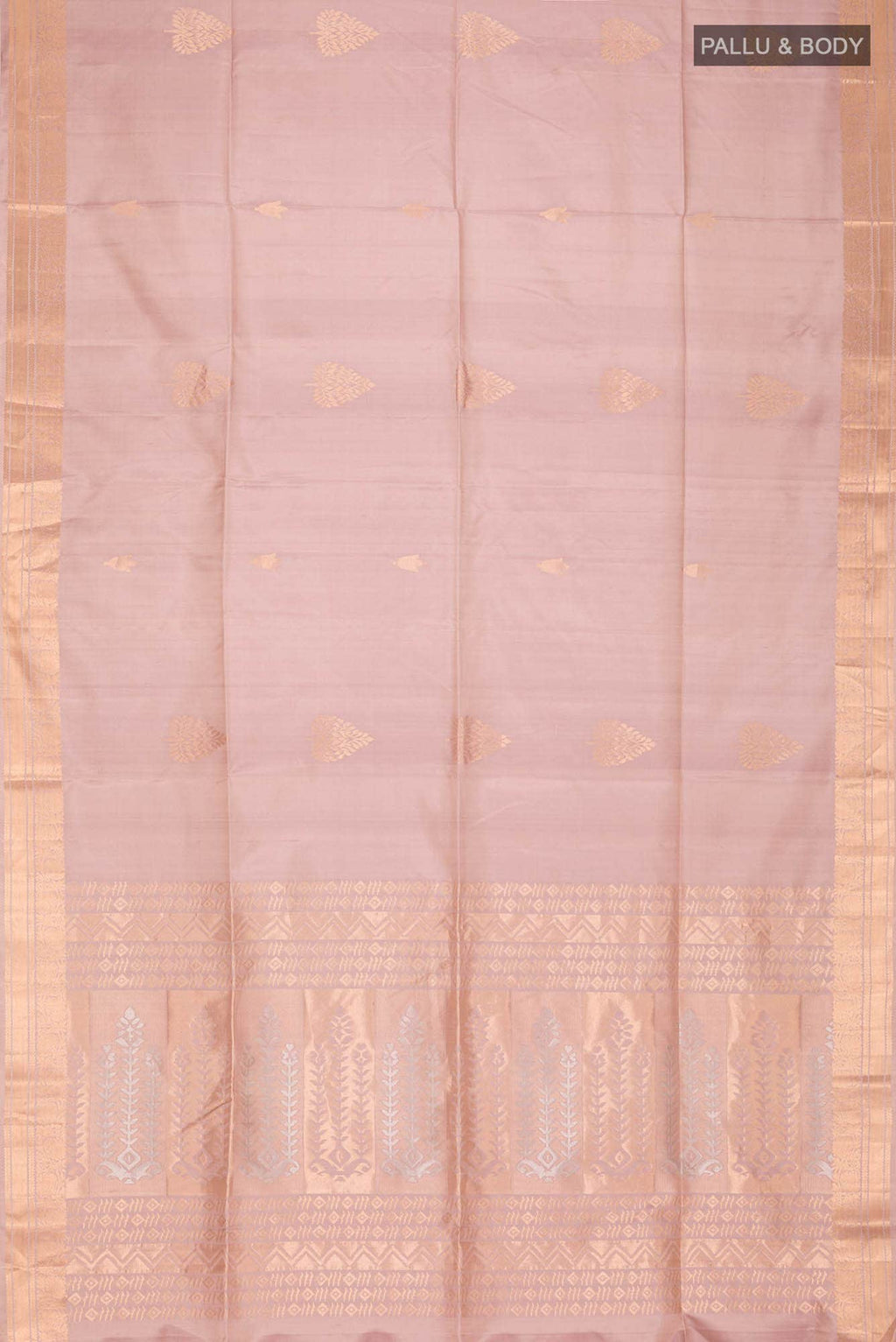 Beige Soft Silk Saree