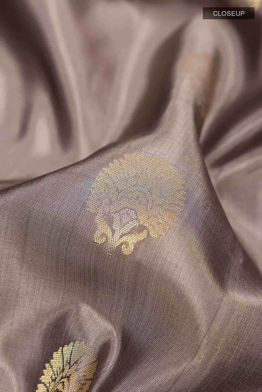 Grey Silk Cotton Saree