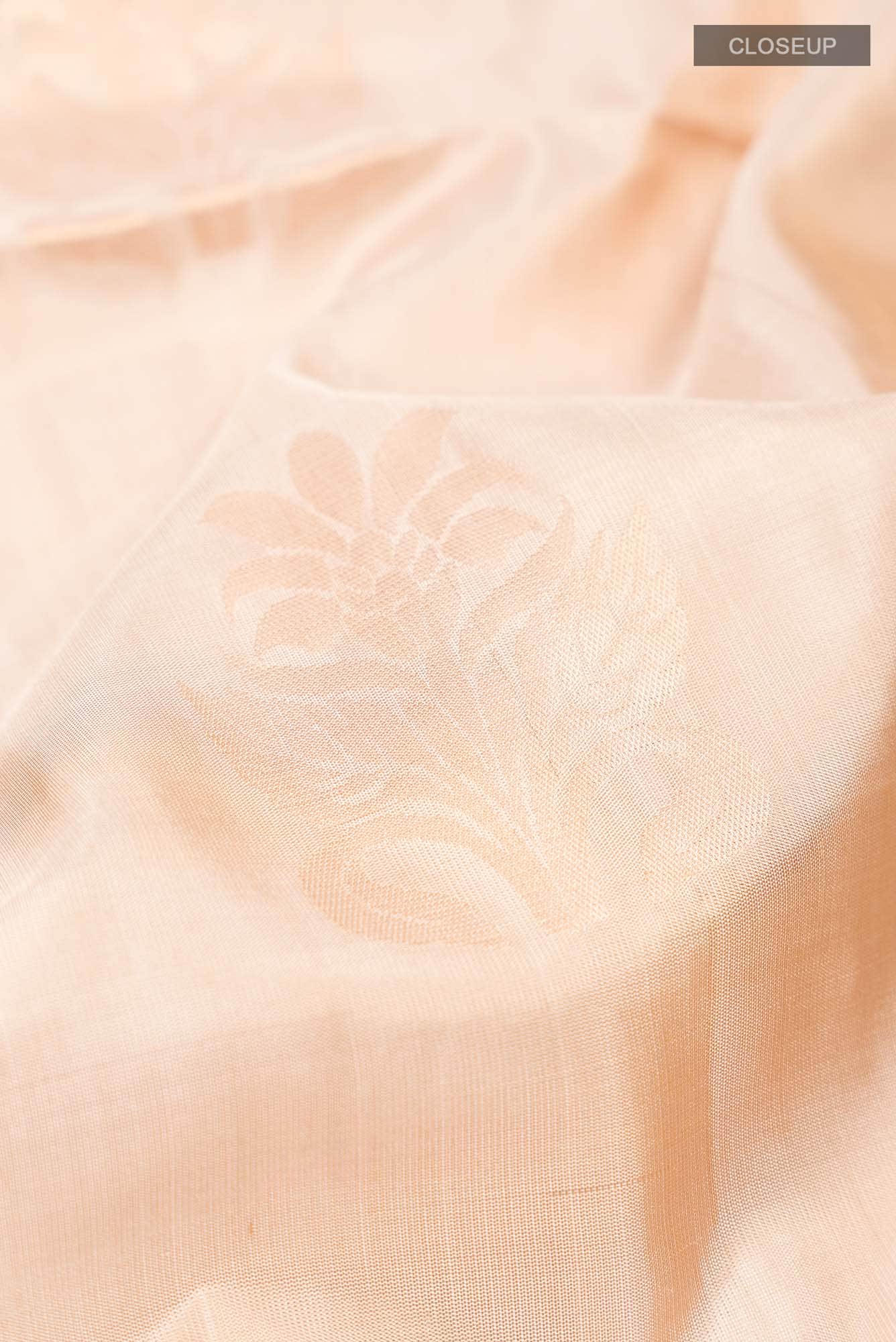 Beige Soft Silk Saree