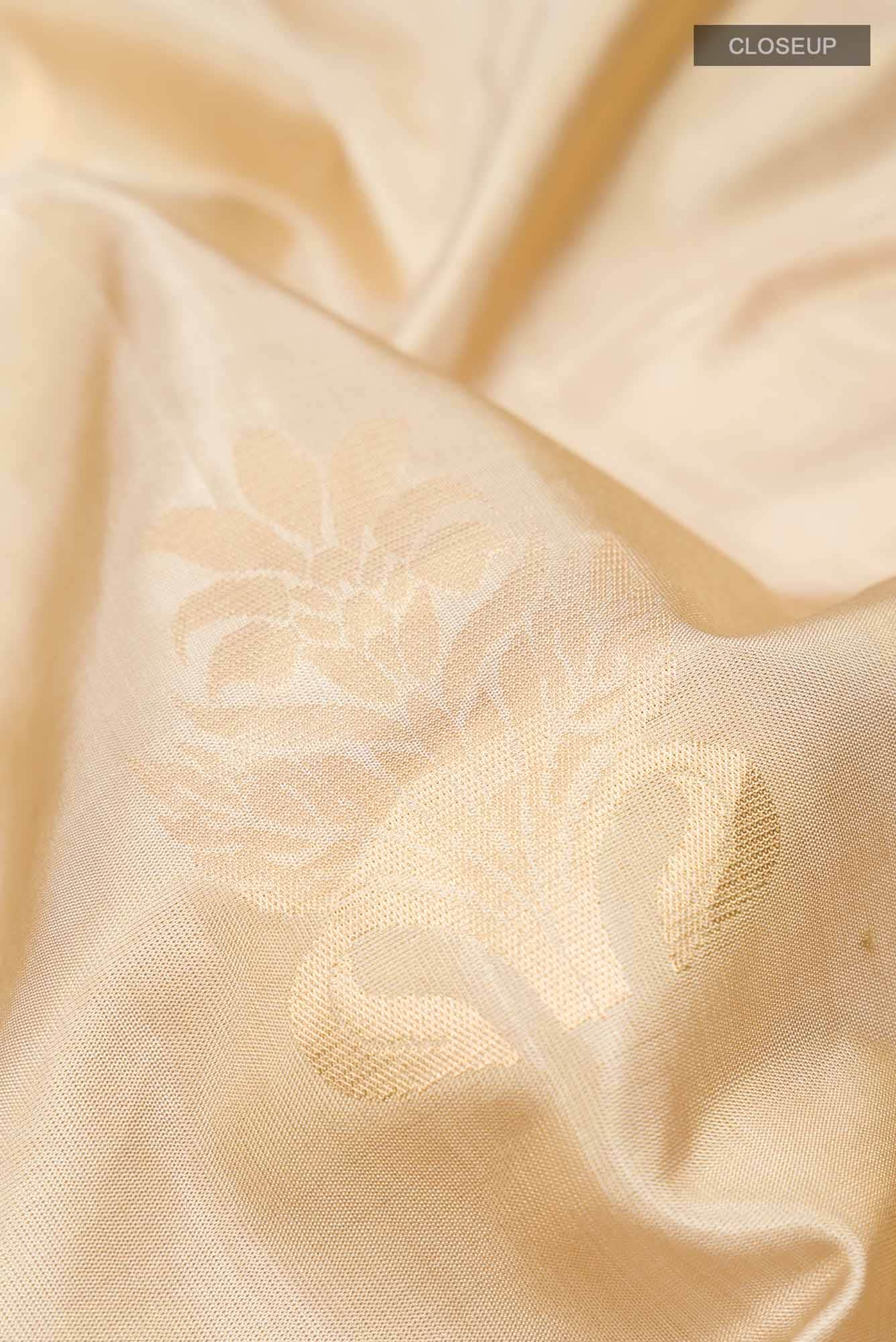 Beige Soft Silk Saree
