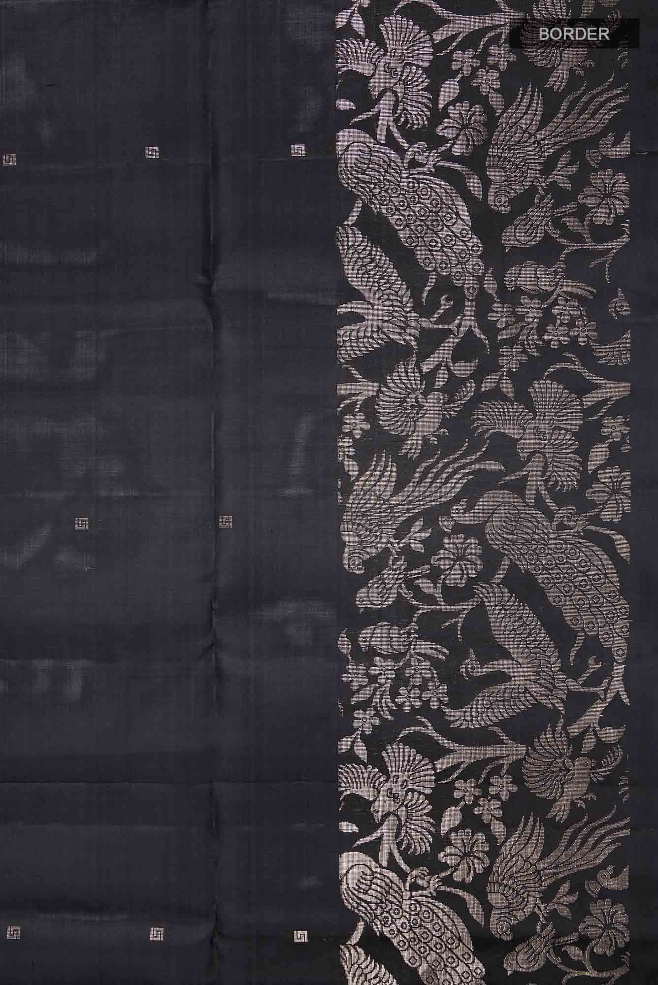 Black Soft Silk Saree