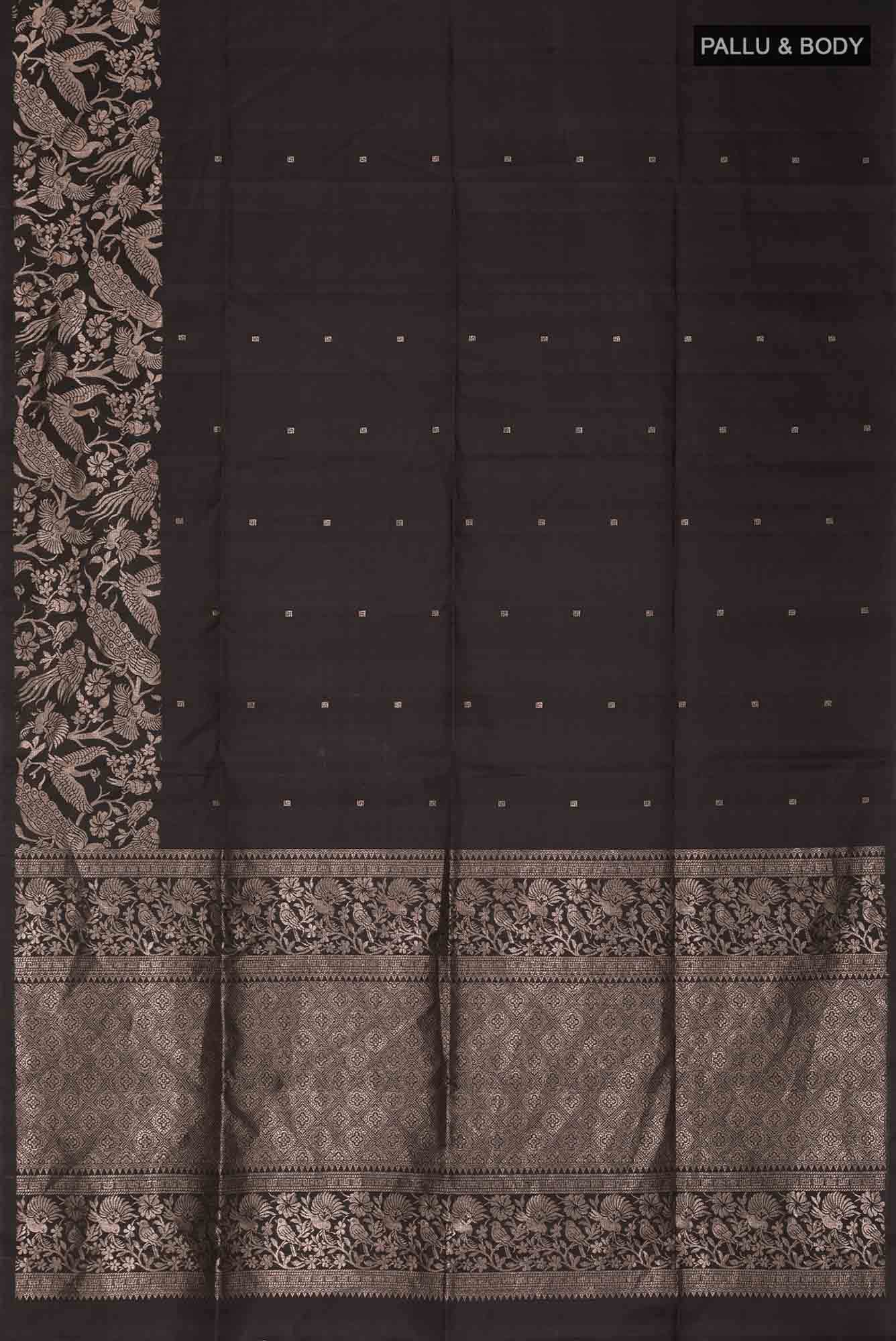 Black Soft Silk Saree